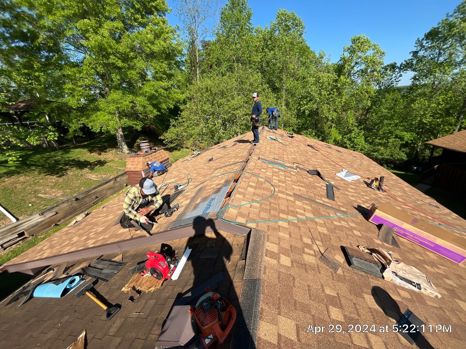 Commercial Roofing Installation using Certainteed Landmark Pro Shingles by Fahey Roofing + Contracting