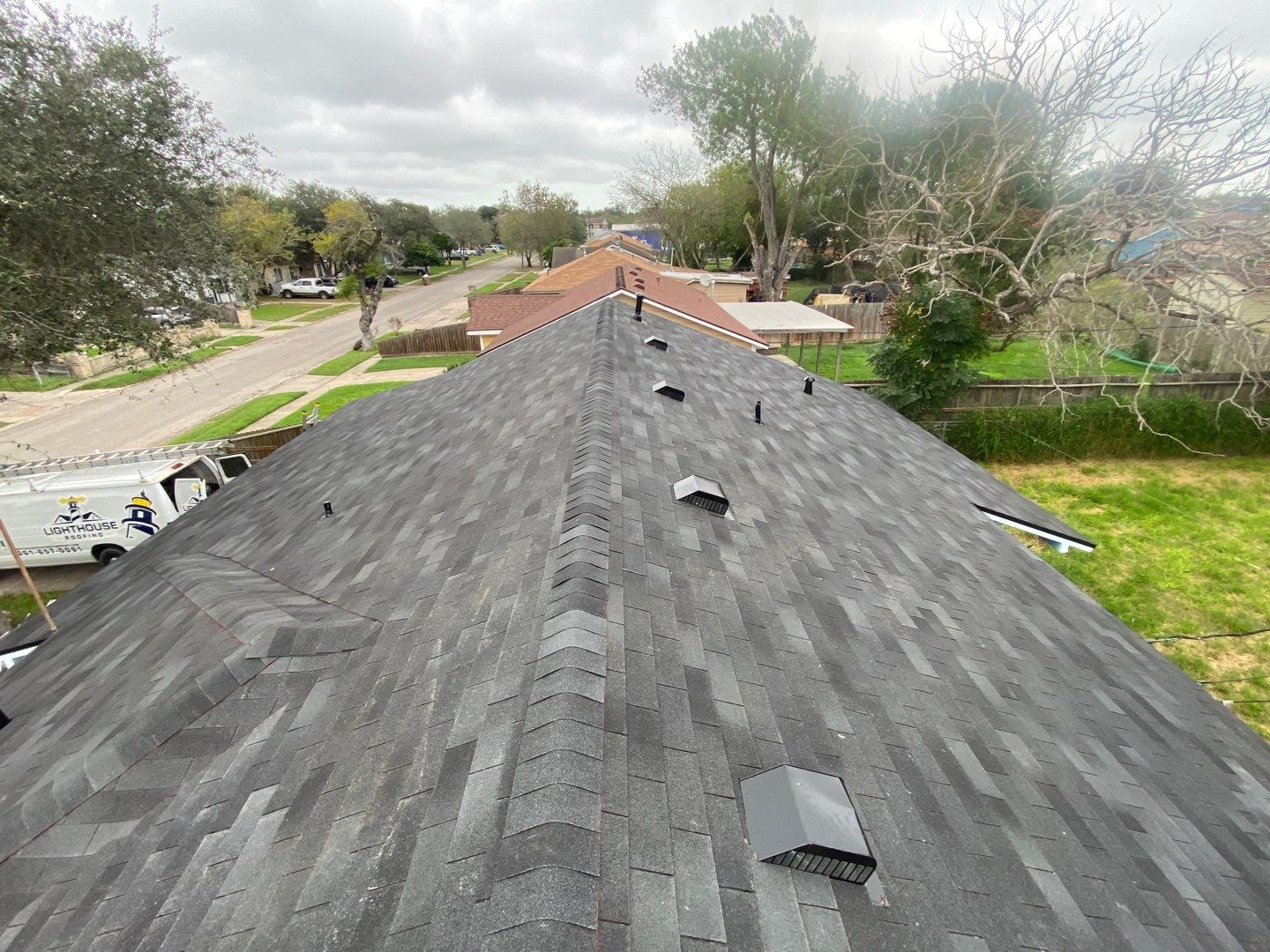 Residential Roofing Installation using Shingles by Lighthouse Roofing