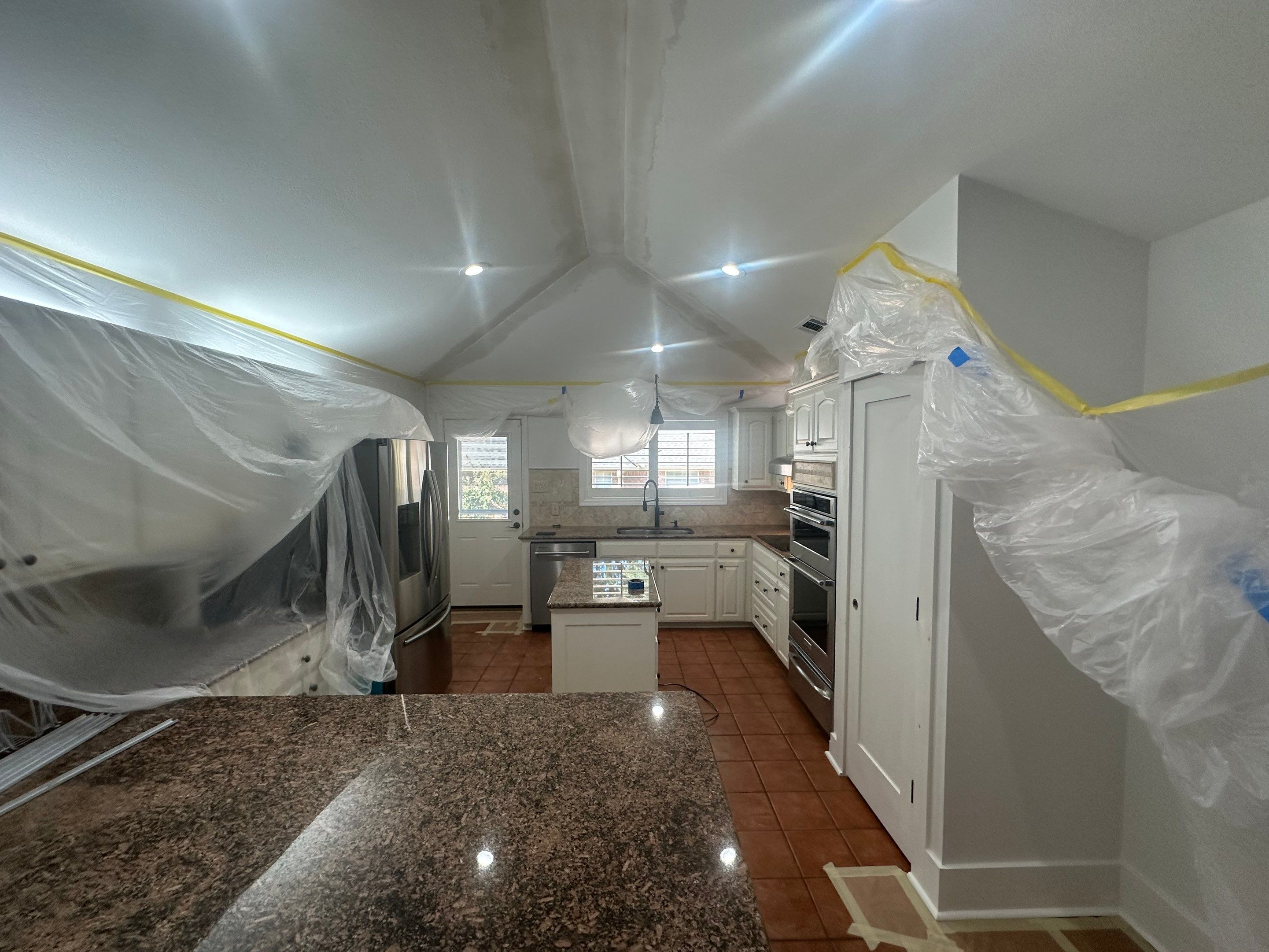Interior Kitchen Painting & Drywall Texturing – Longview, Texas by Quality Coats Painting
