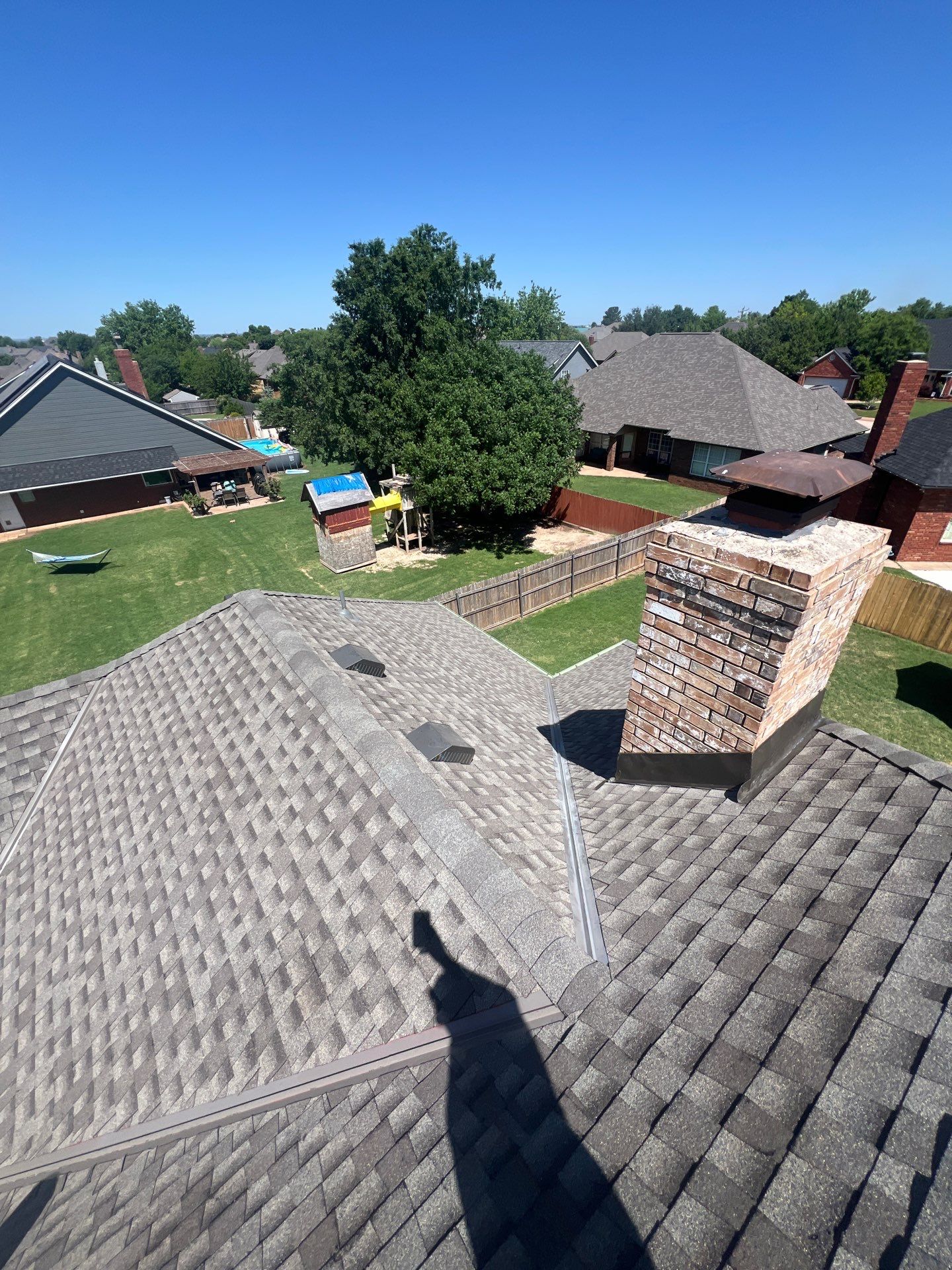 roof, vents & skylight replacement in Edmond by McCann's Roofing and Construction