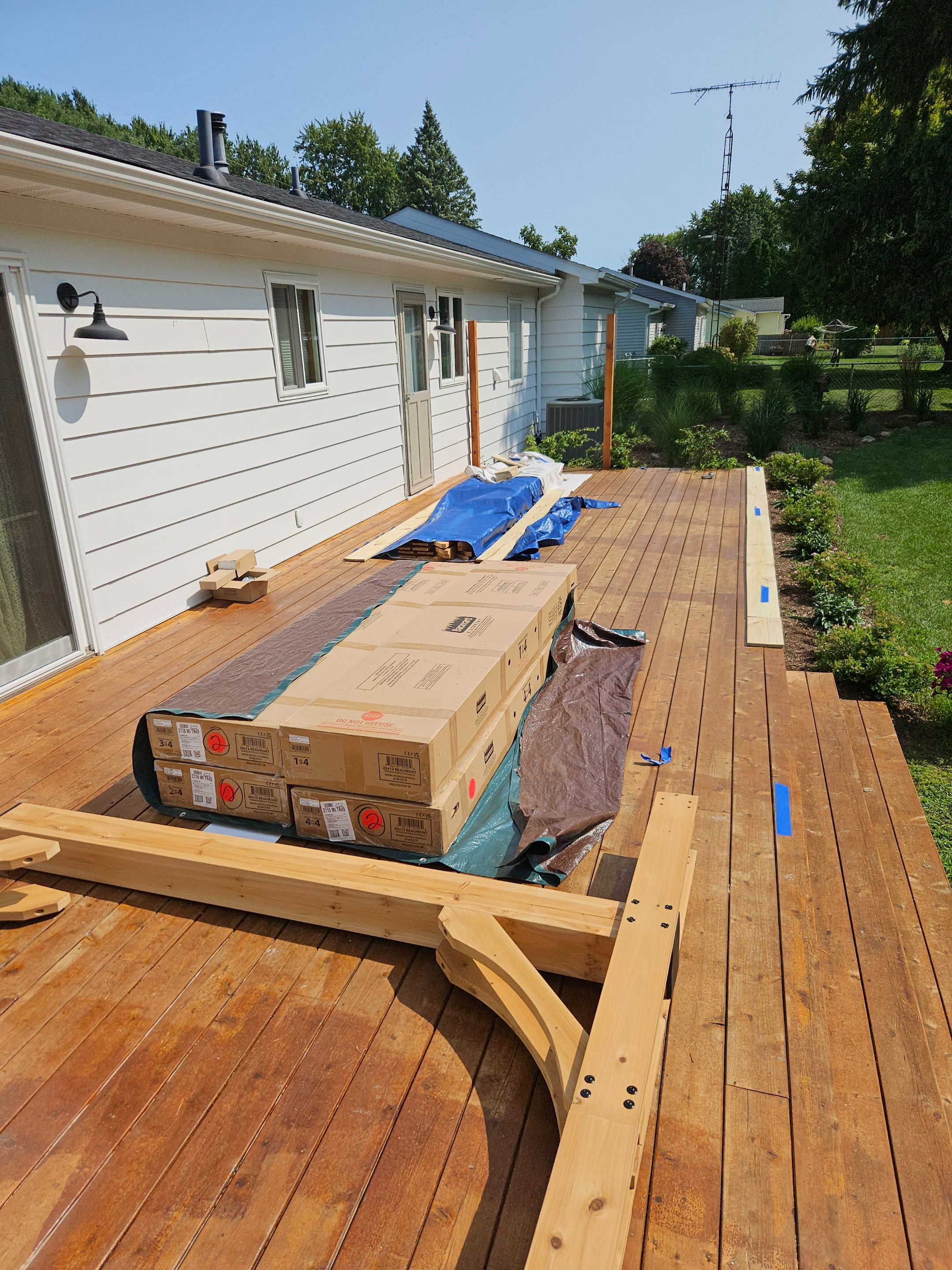 New Pergola by Clark Builders LLC