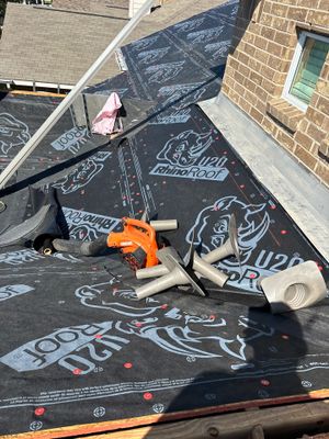 Residential Roofing Installation using Owen's Corning Duration (Lifetime) Shingles