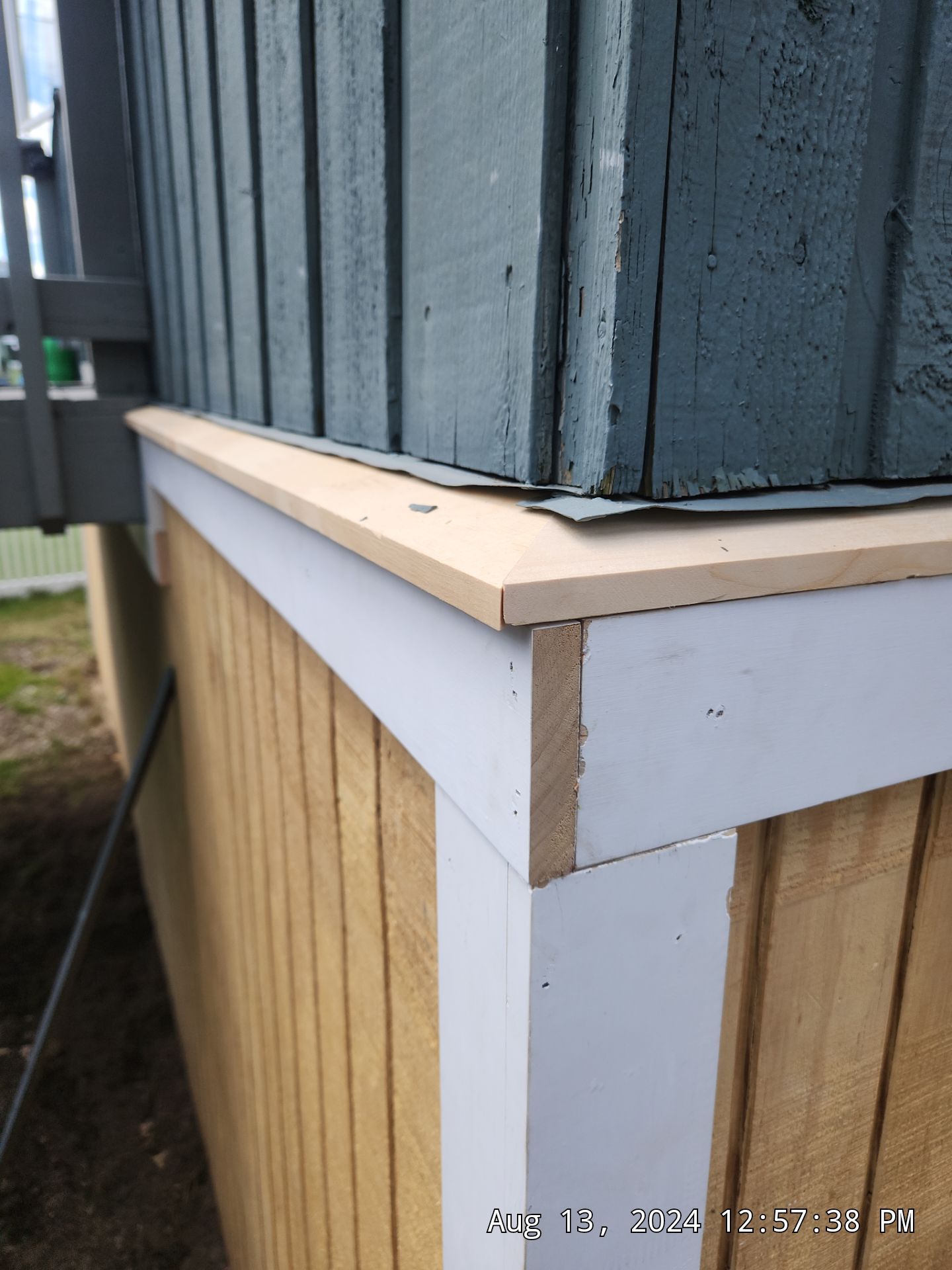 Siding Repair using New wood siding using T1-11 by A Plus Exterior