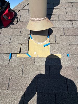 Residential Roof Inspection and Vent Flashing Maintenance in Forney
