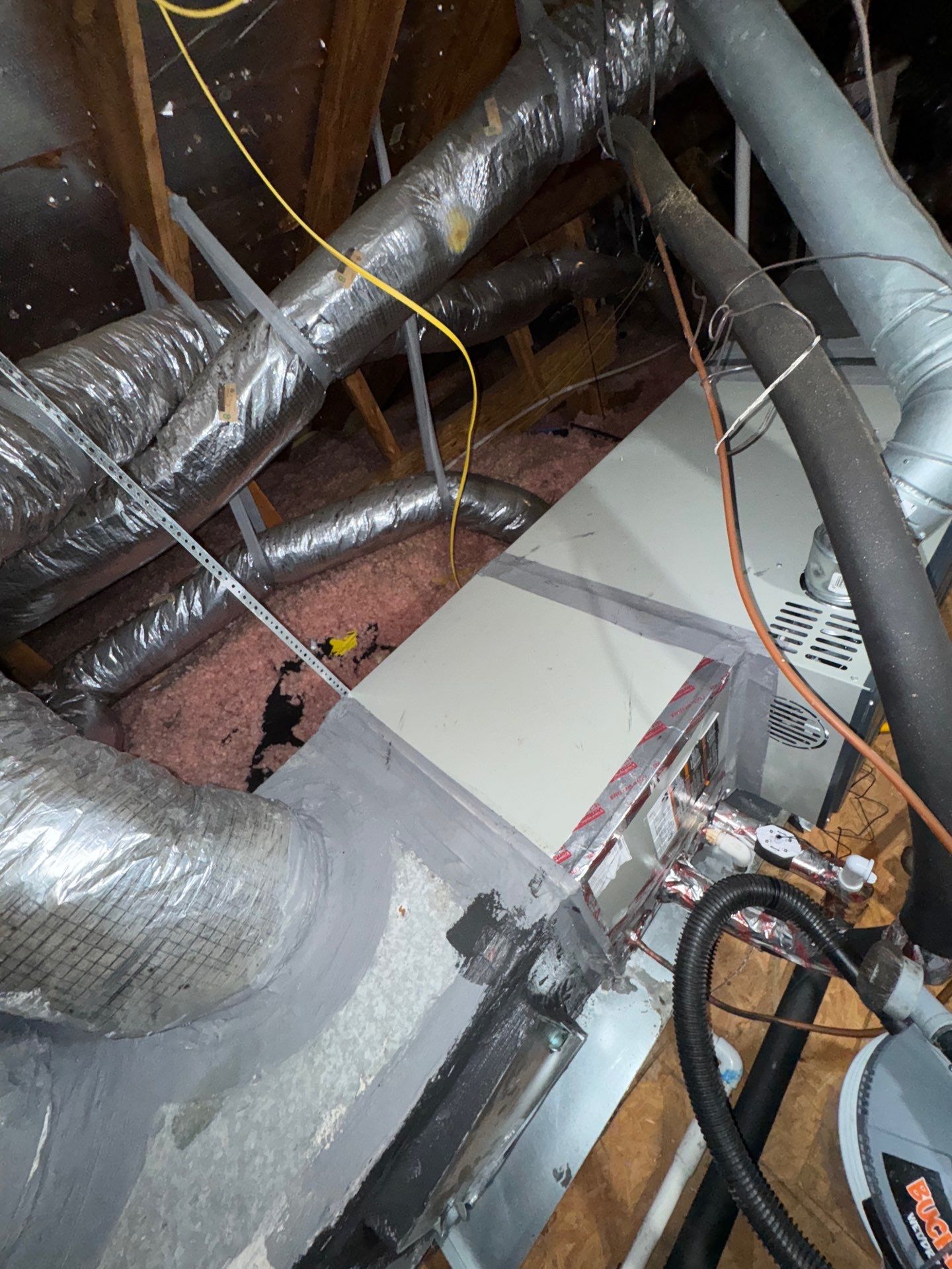 Duct Cleaning Job in Houston by Team Home Solutions