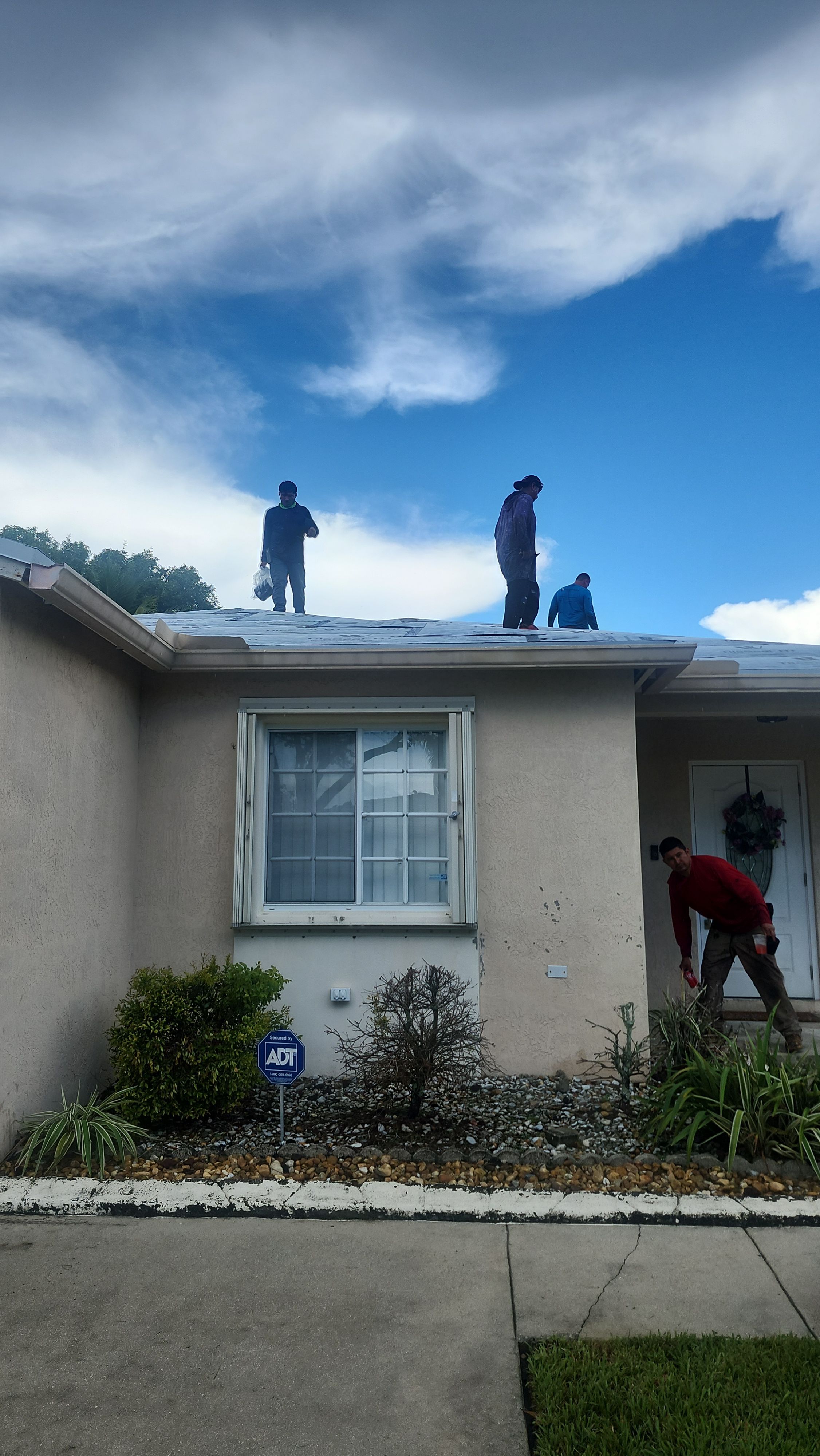 Residential Concrete Tile Roof Replacement and Deck Repair in Miramar by Aastro Roofing