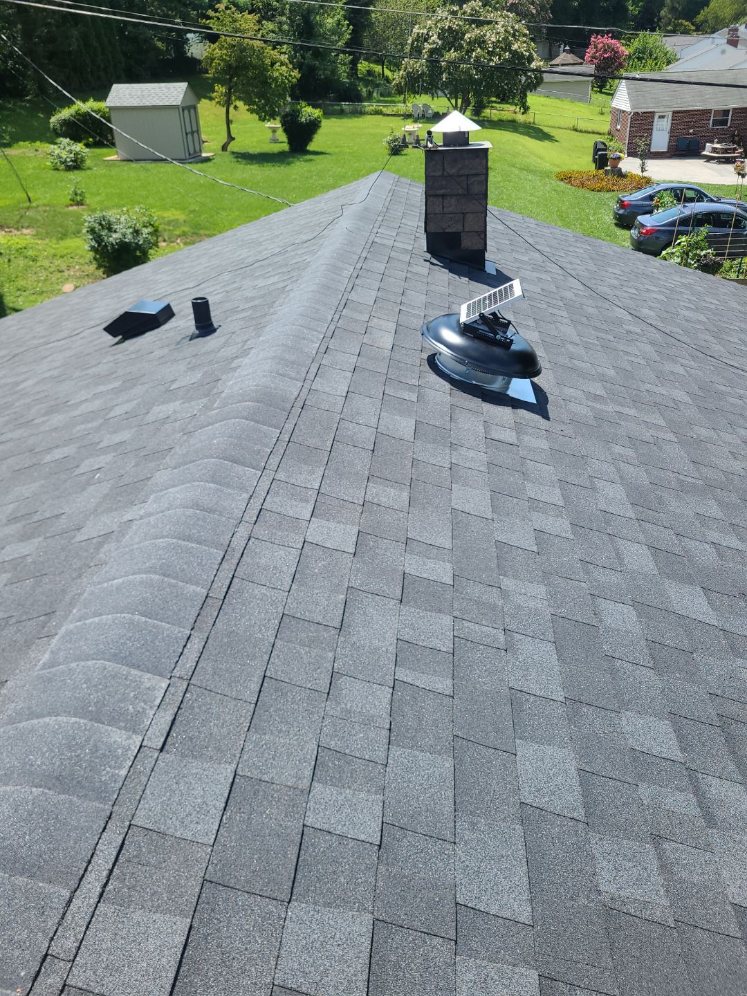 Full Roof Replacement After Storm Damage in Timonium, MD by Bealing Roofing & Exteriors