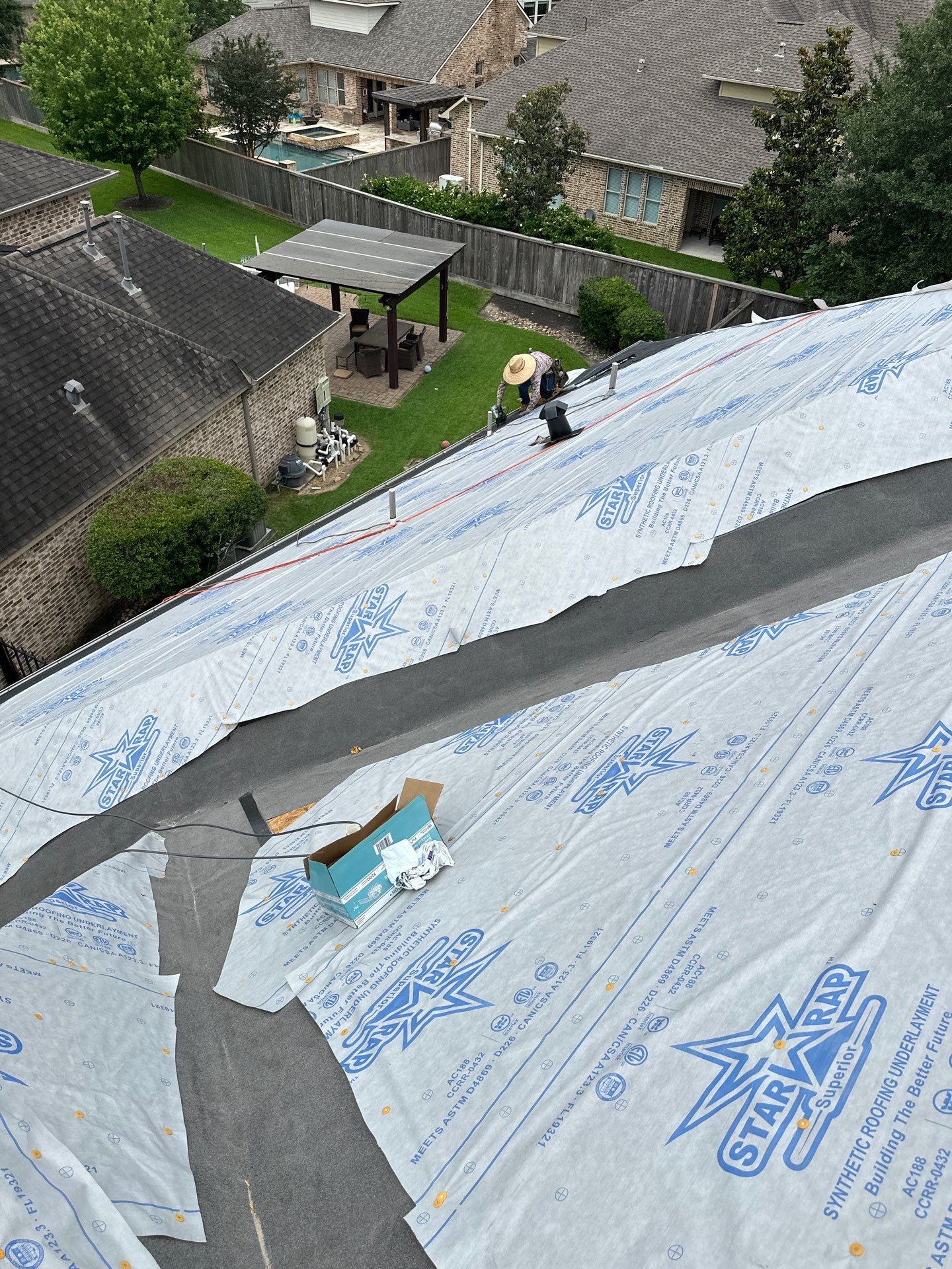 Project in Spring by Motion Roofing