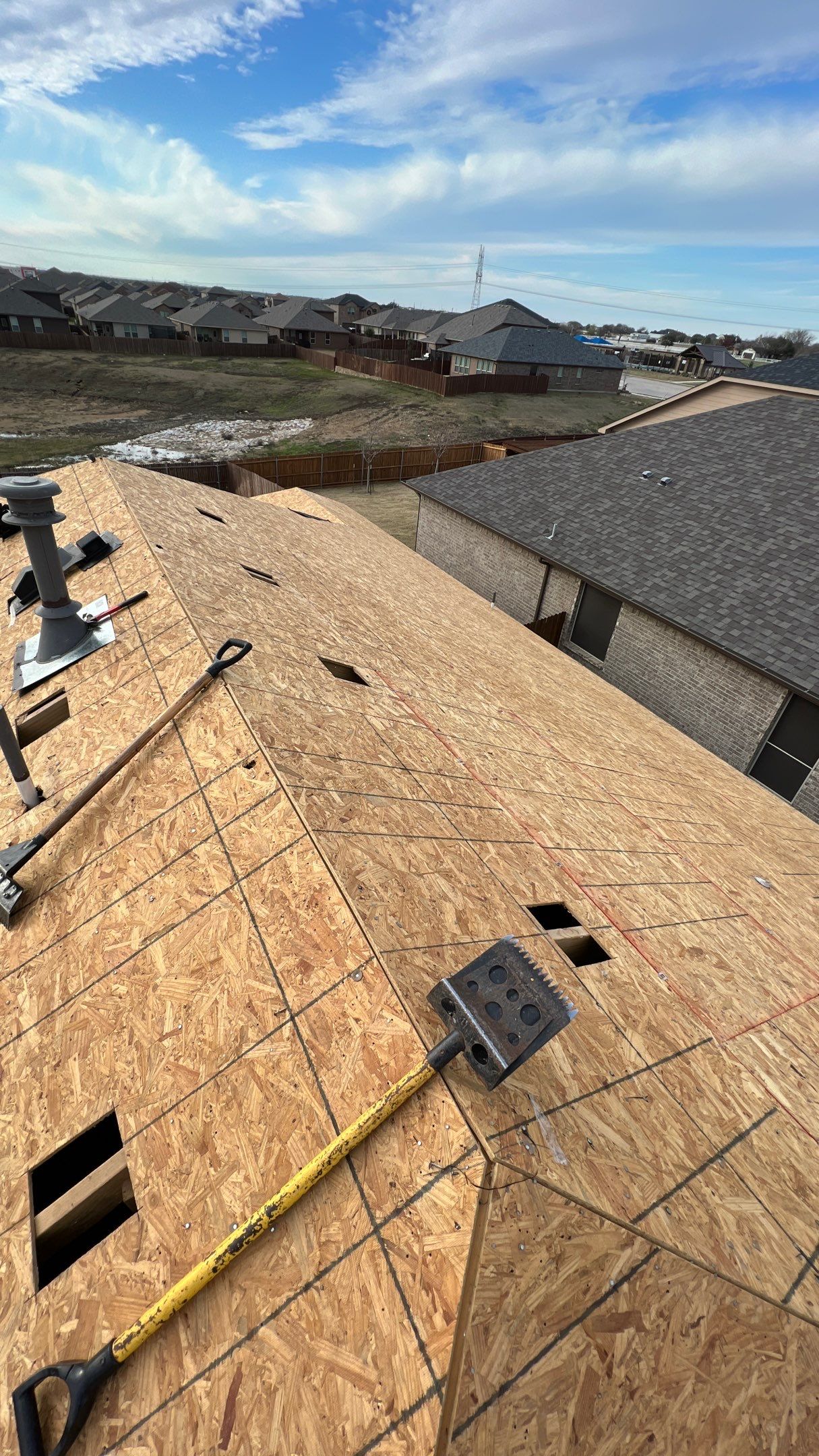 Residential Roofing Installation using ATLAS StormMaster Shake by Harvey Roofing & Construction