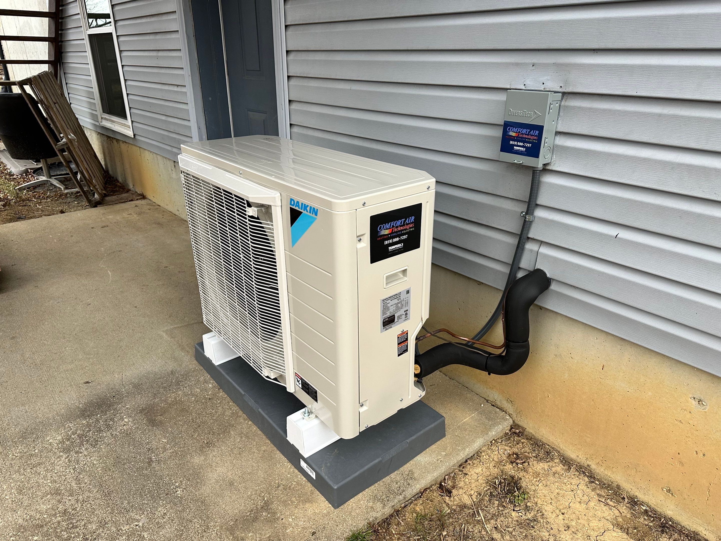 Heat Pump & Air Handler Installation using Daikin Fit by Comfort Air Technologies