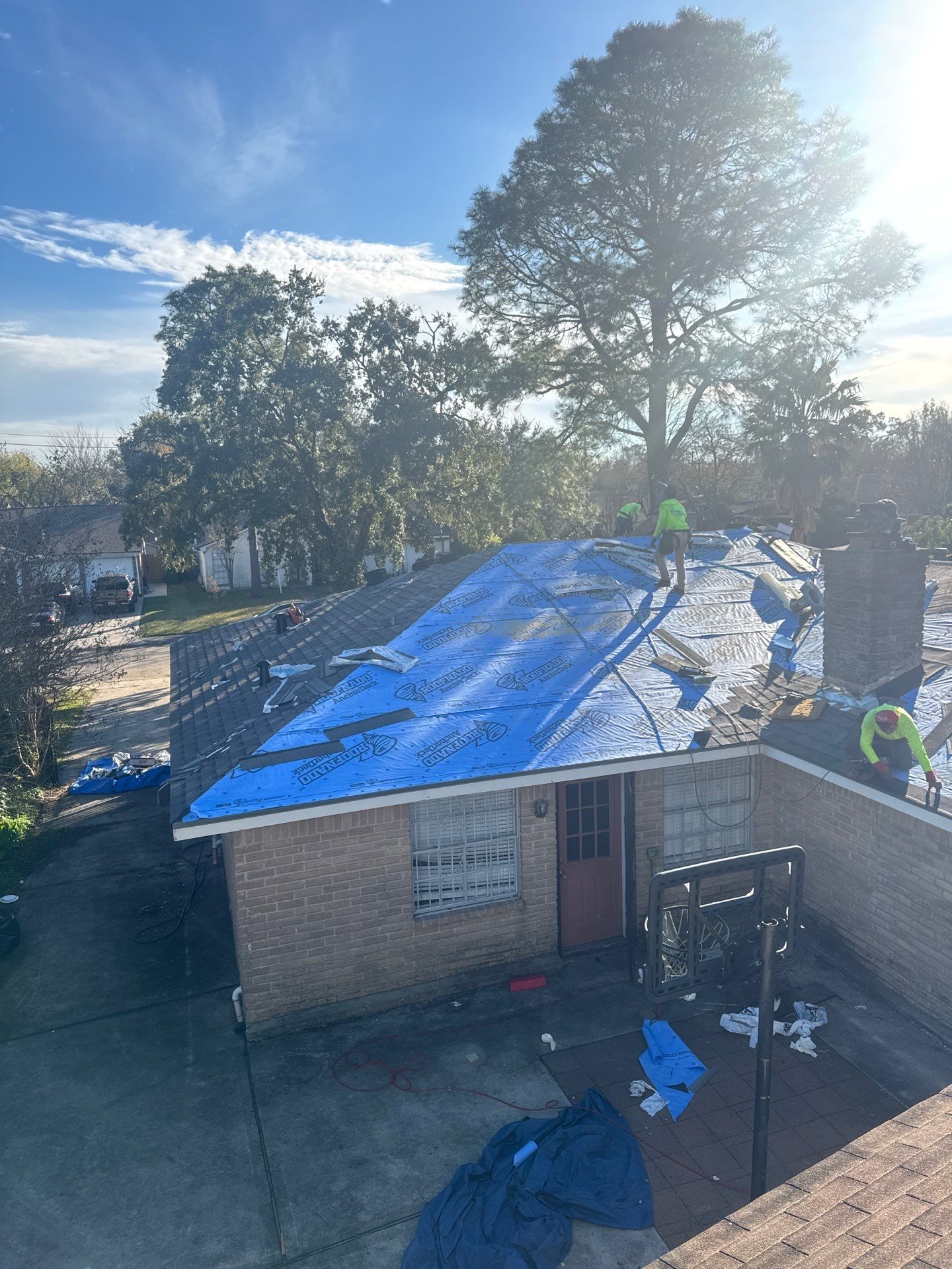 Project in Houston by Proud Roofing