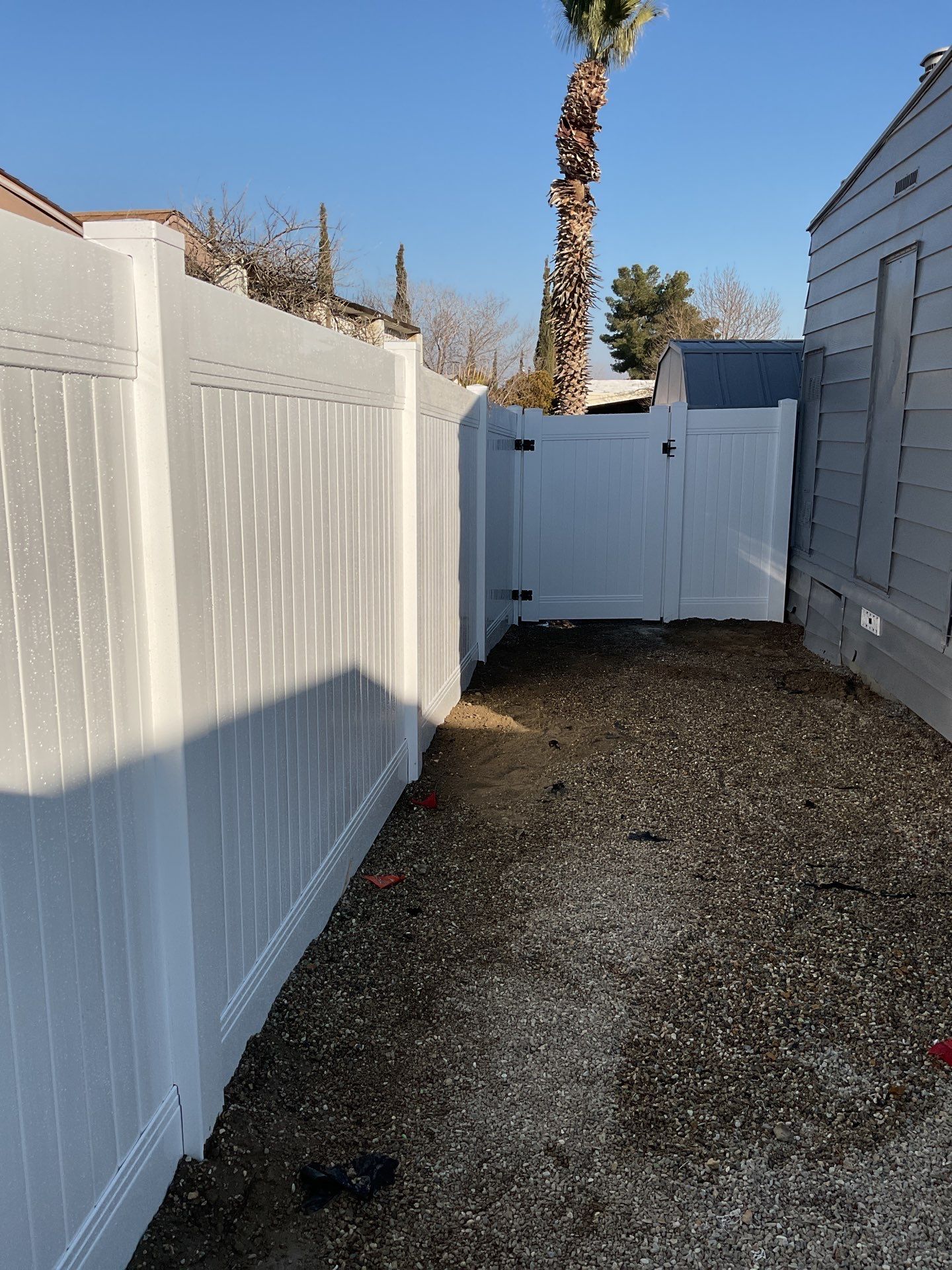 Fence Installation using Vinyl by Fence Guys Inc. 