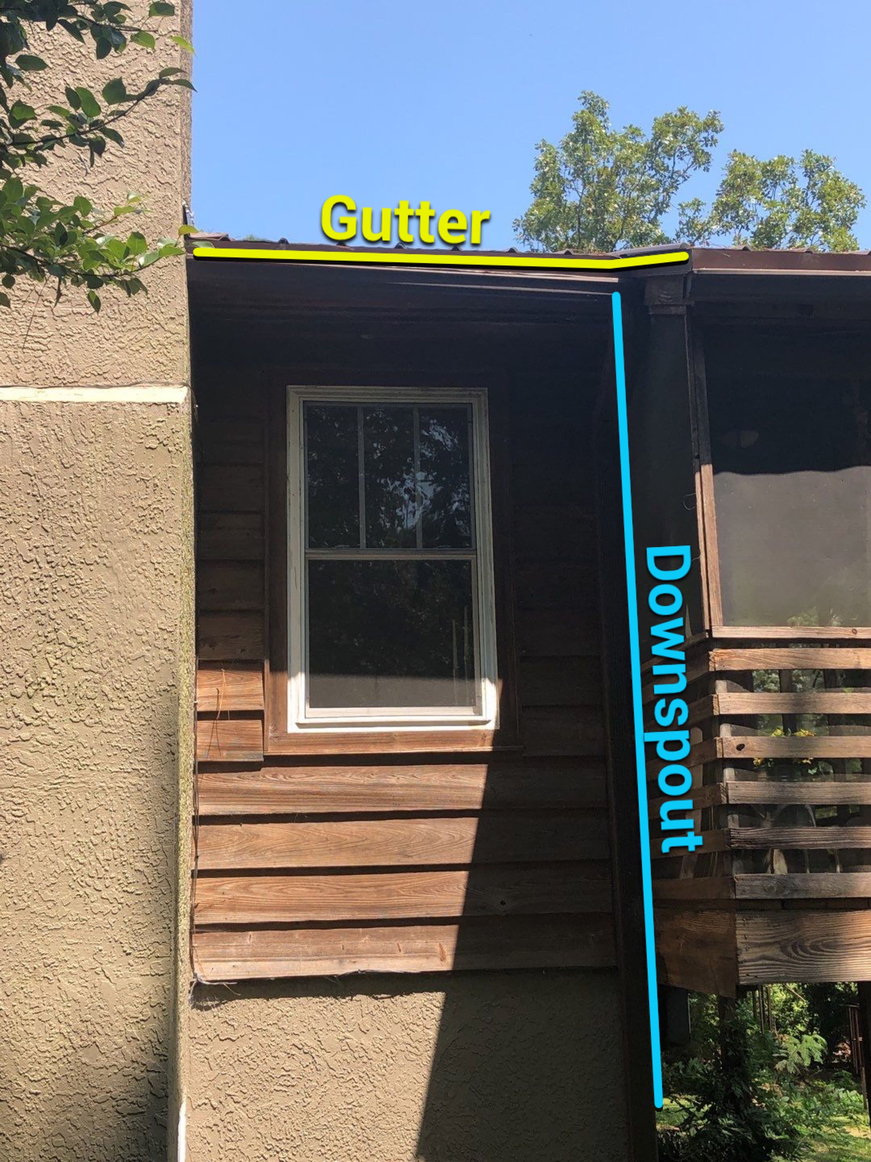 Gutter Installation using Royal Brown K-Style Seamless Gutters and LeafBlaster Pro Gutter Guards by Gutter Professors