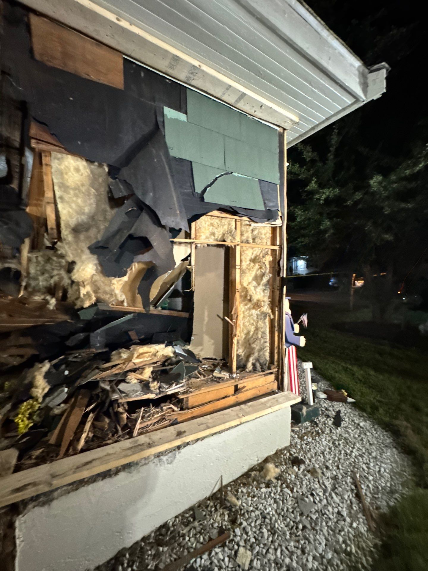 Emergency Board Up and Structural Stabilization Following Abington Vehicle Impact by Boston Board Up