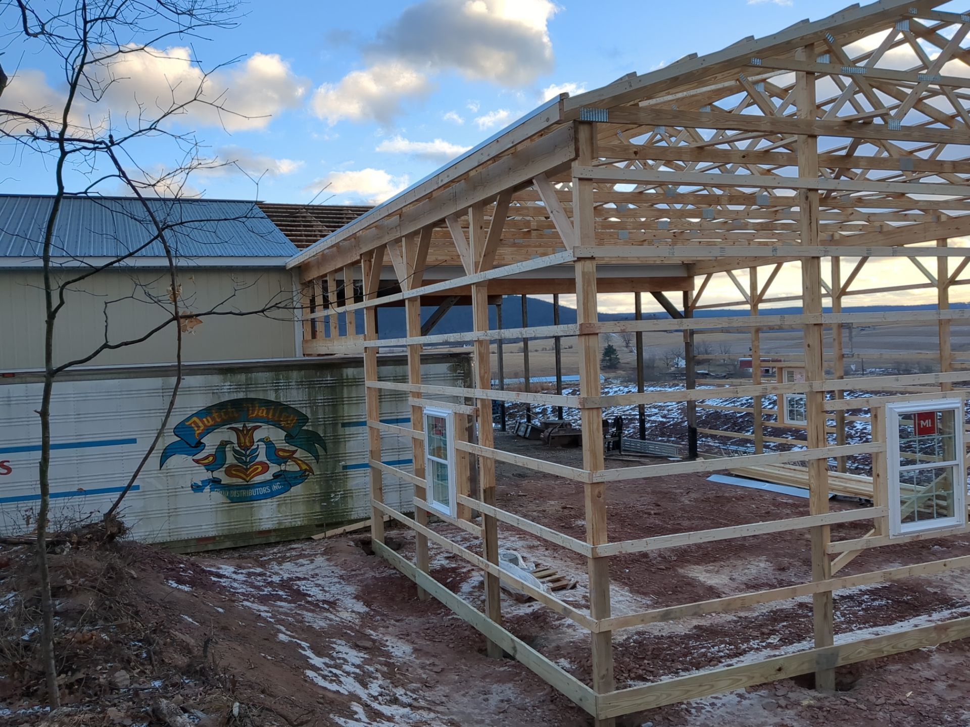Pole Barn addittion by Esh Builders