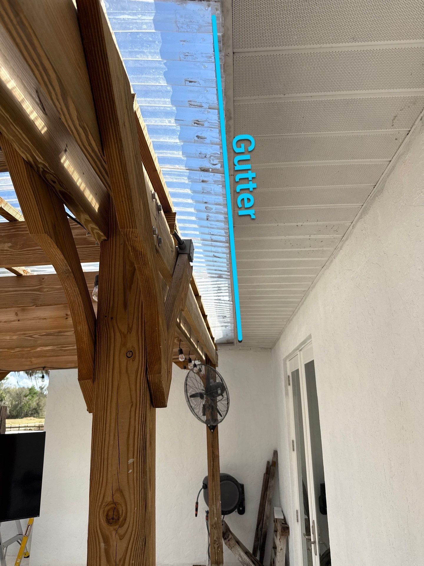 Seamless Aluminum Gutter Installation using 6 Inch Seamless Gutters in Sarasota FL by Gutter Professors