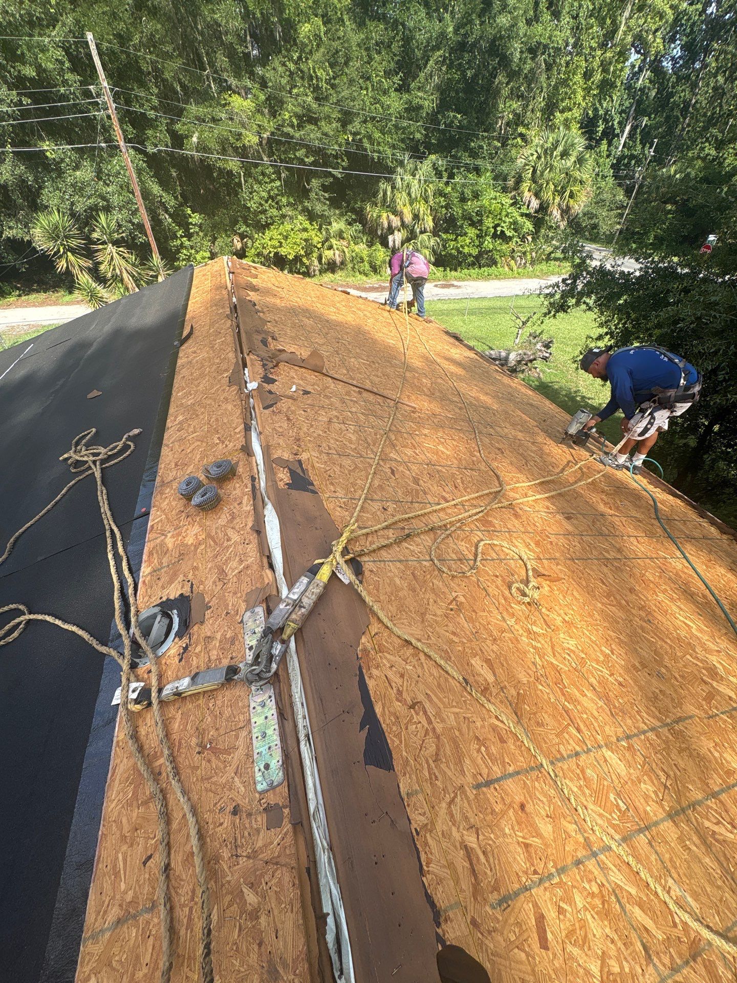 Residential Roof Replacement and Decking Repair in Ocala, Florida by Pinnacle Roofing Group
