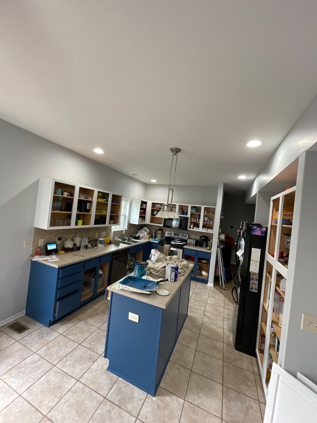 Kitchen Remodel using Sherwin Williams paint by Lightning Exteriors