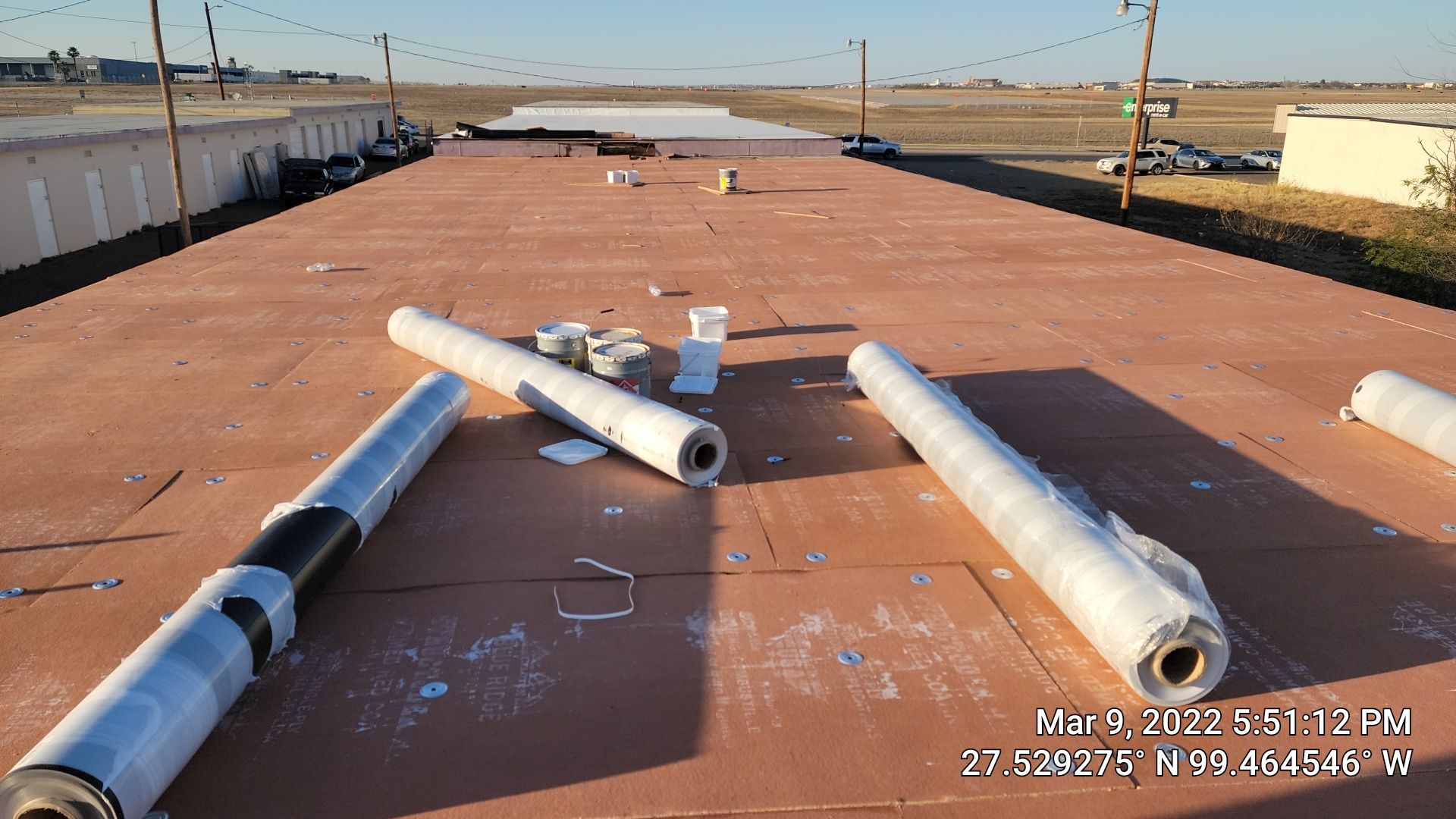 Commercial Roofing Installation using Thermoplastic Polyolefin - GAF  by JM Flores Roofing & Construction, Inc