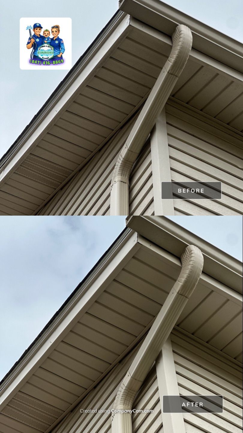 Project in Wood Dale by Simmons Power & Soft Washing