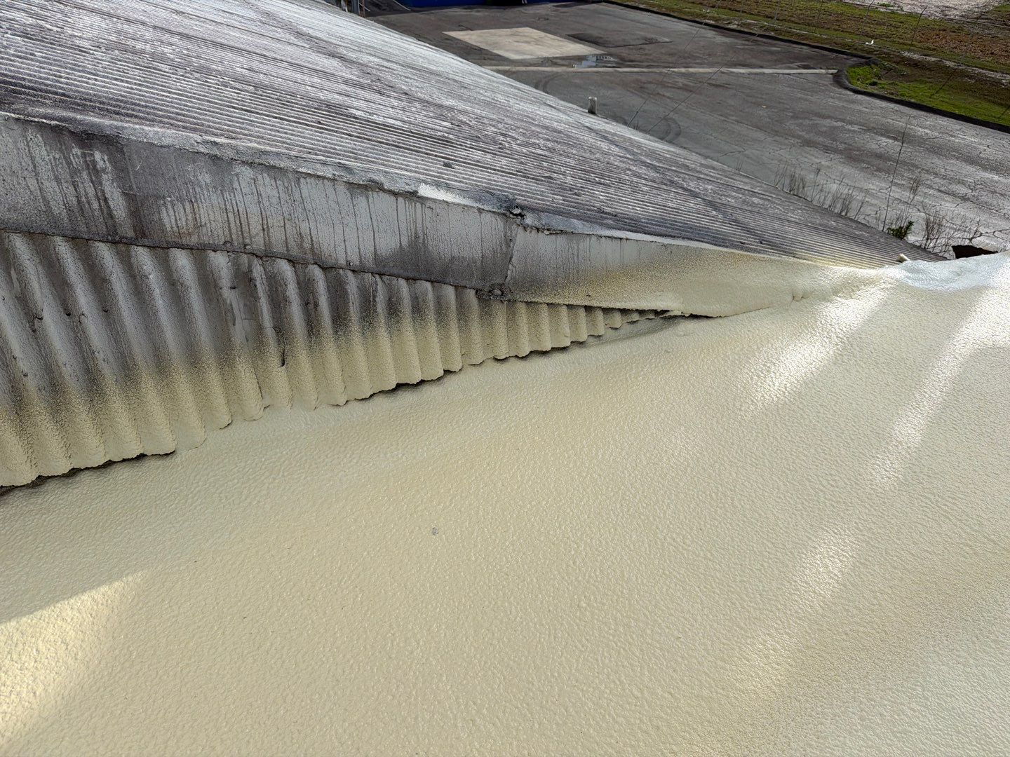 Seamless SPF Roof Installation for Bartow Commercial Office by CES Roofing