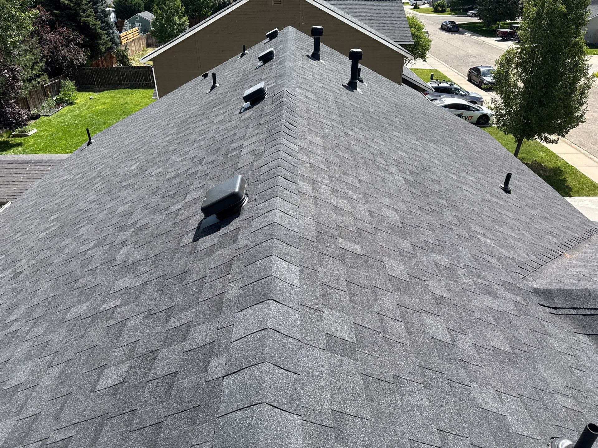 Residential Roof Replacement and Sheathing Repair in Boise by Olive Roofing