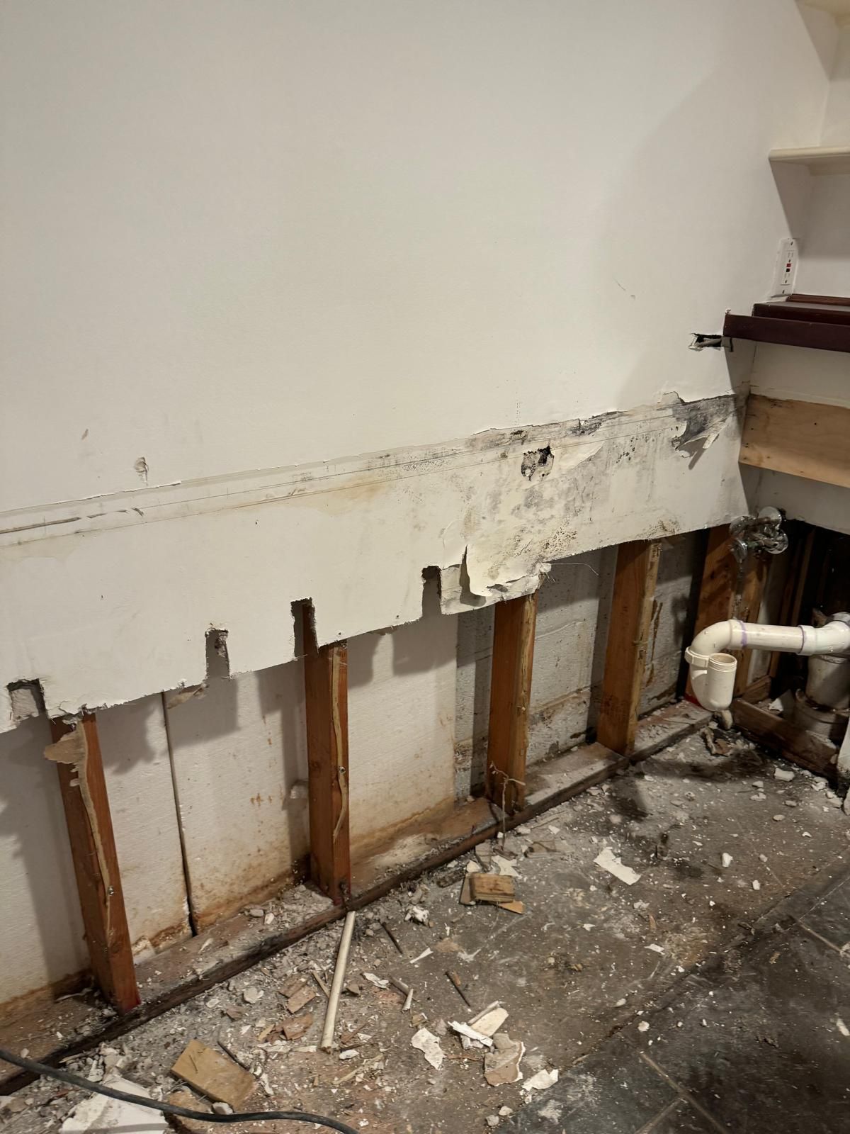 Interior French Drain Basking Ridge NJ by Pure Service Pro, LLC 