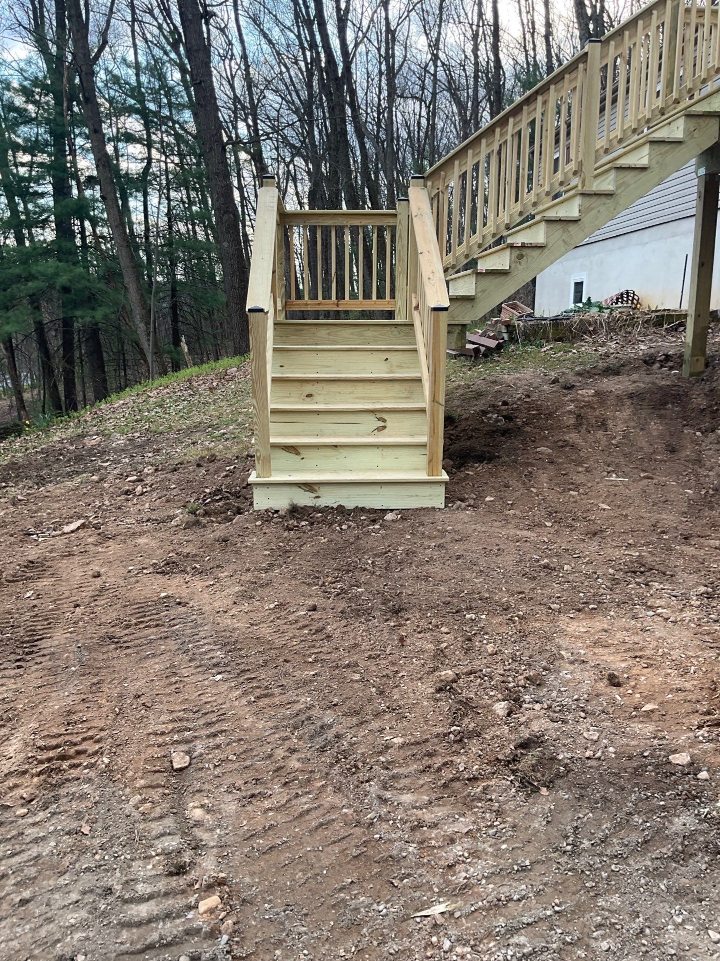 Pressure-Treated Deck Replacement by Esh Builders