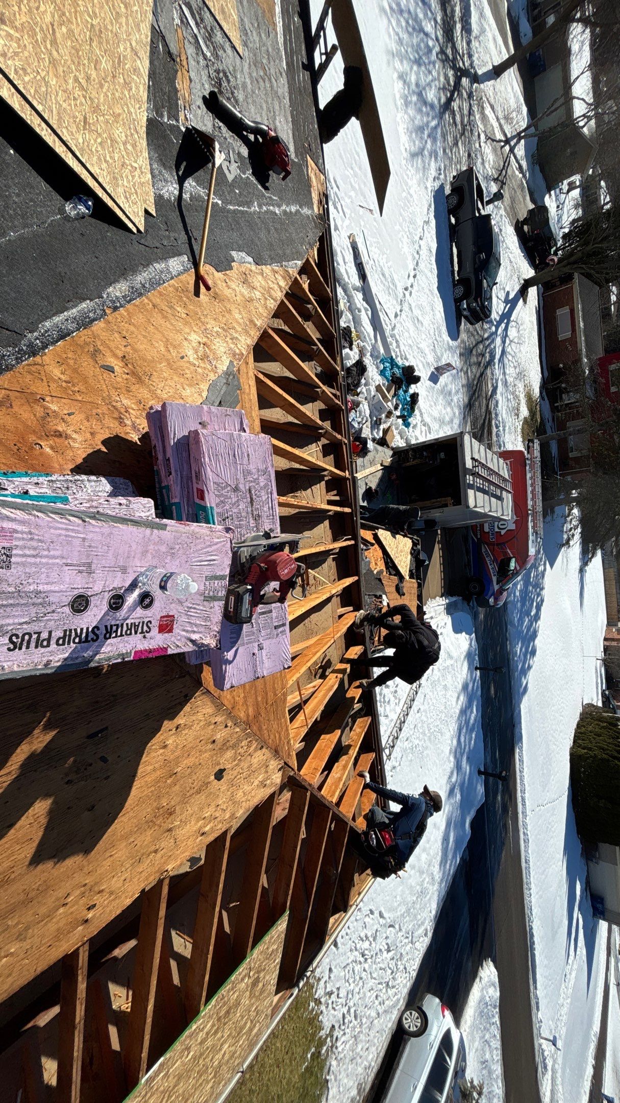 Roof Replacement using Owens Corning Brown Wood by 180 Contractors