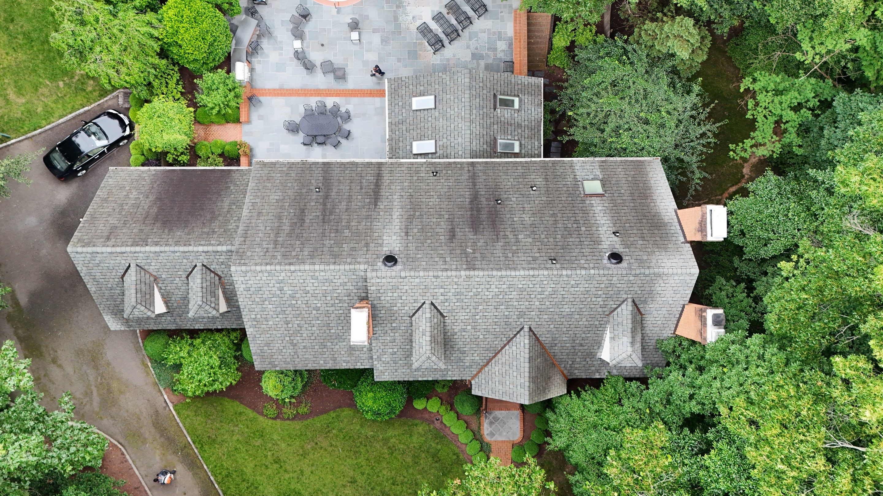 Premium Copper Gutter Replacement and Roof Wash in Midlothian by Cade Construction