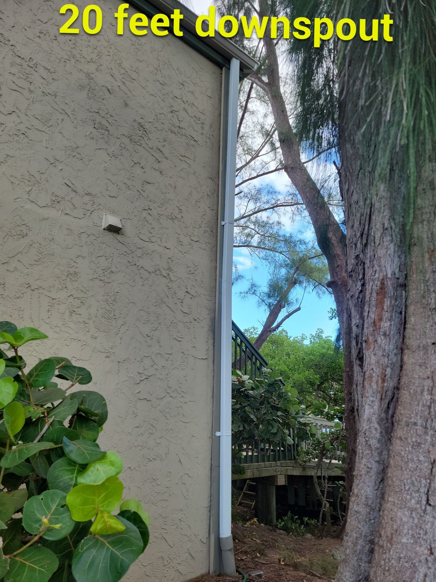 White Gutters Repair and Installation in Sarasota FL by Gutter Professors