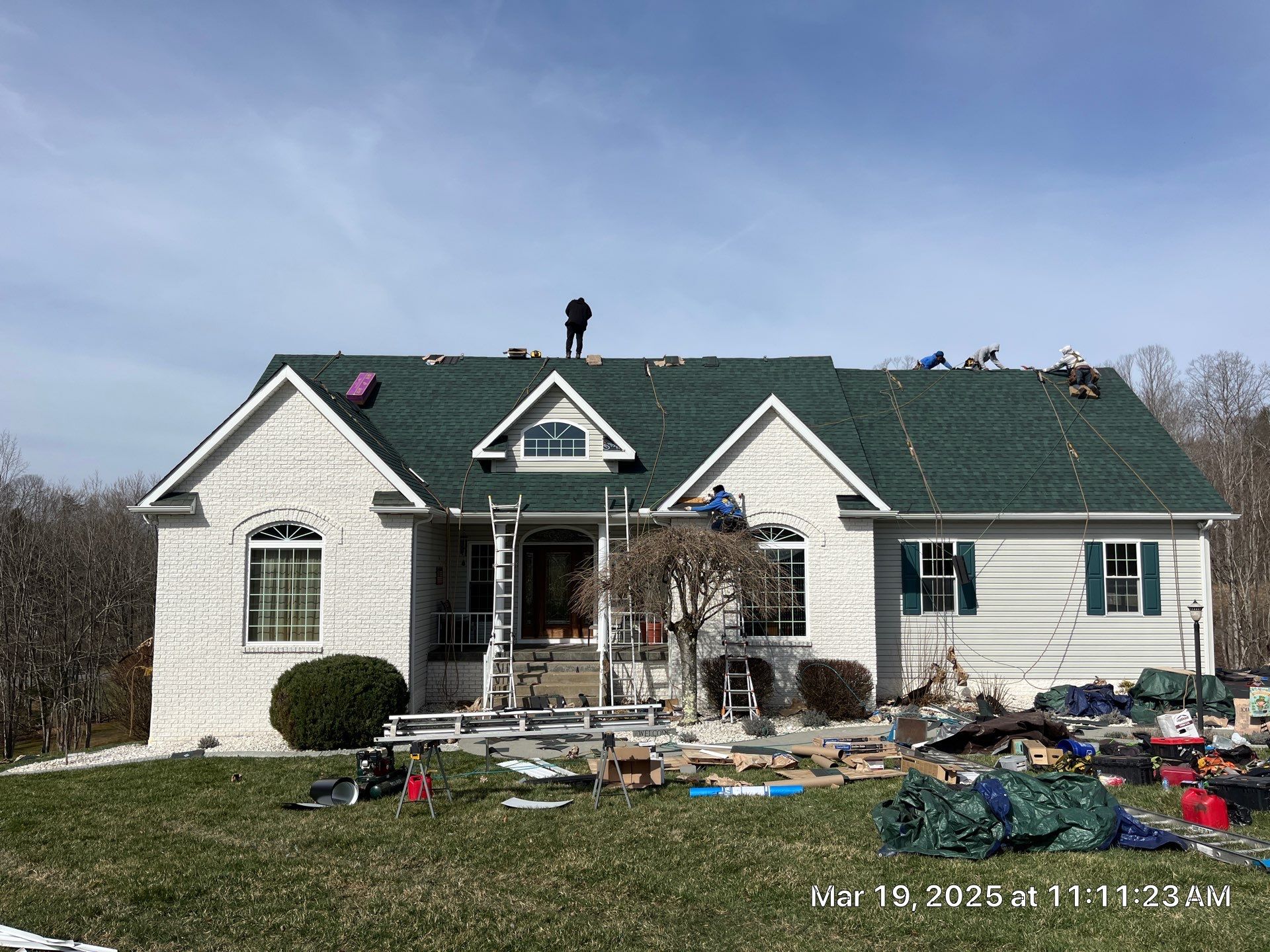 Residential Roofing Installation using Certainteed Landmark Pro Shingles by Fahey Roofing + Contracting