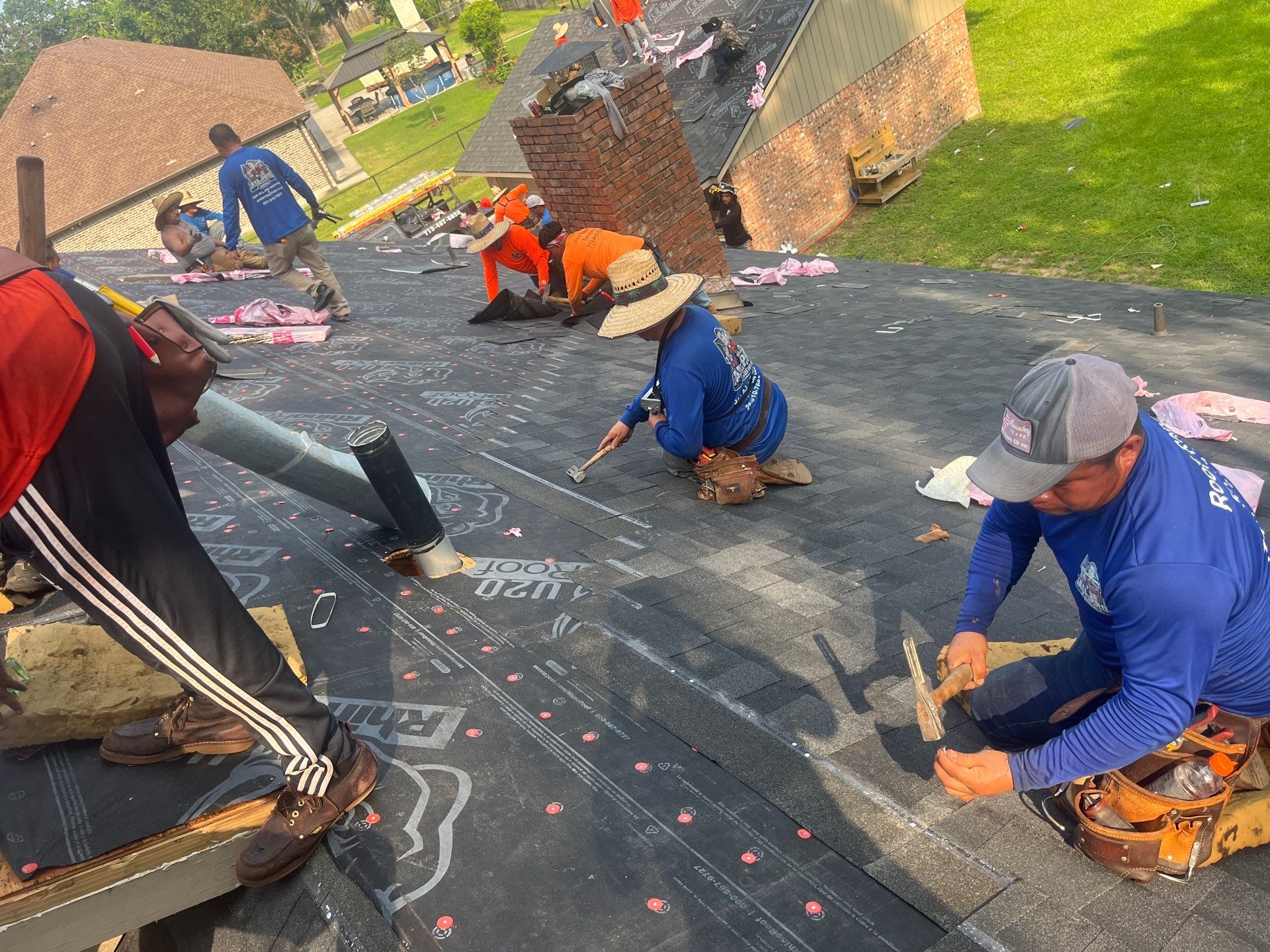 Residential Roofing Installation using Owen's Corning Duration (Lifetime) Shingles by Roof Repair Company