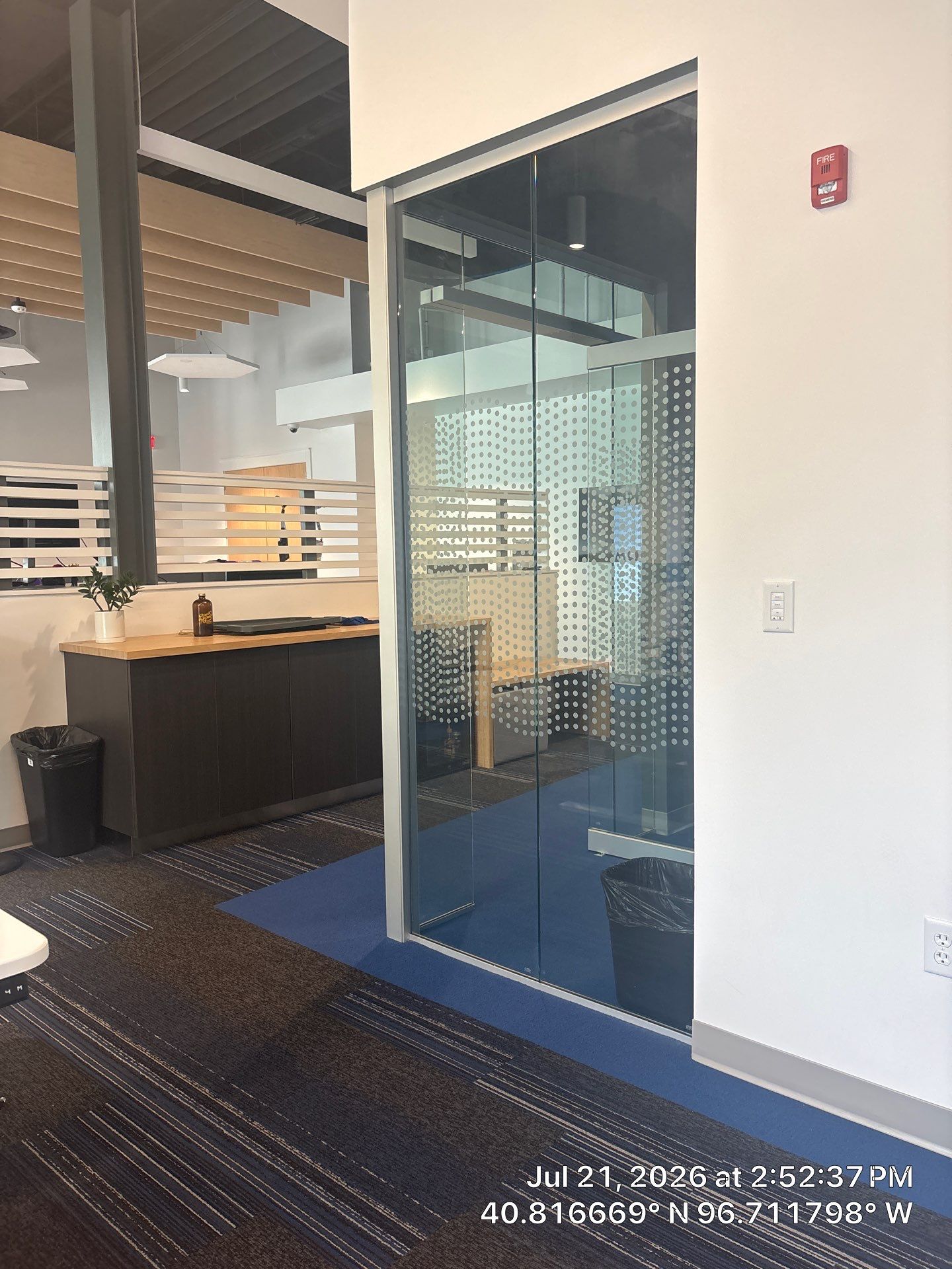 Modern Office Renovation with Glass Partitions in Lincoln by CompanyCam Sales Demo