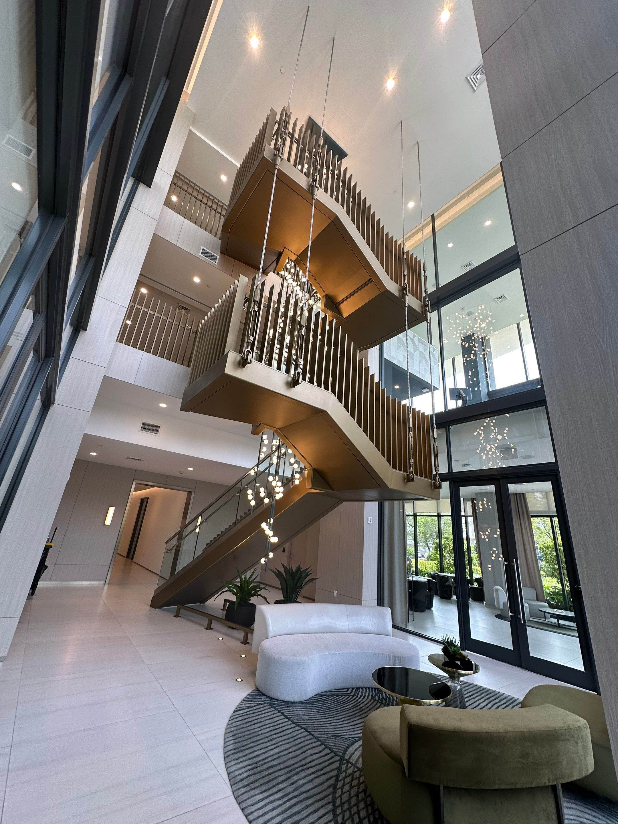 Custom Commercial Lobby in Hallandale Beach by Toledo Iron Works