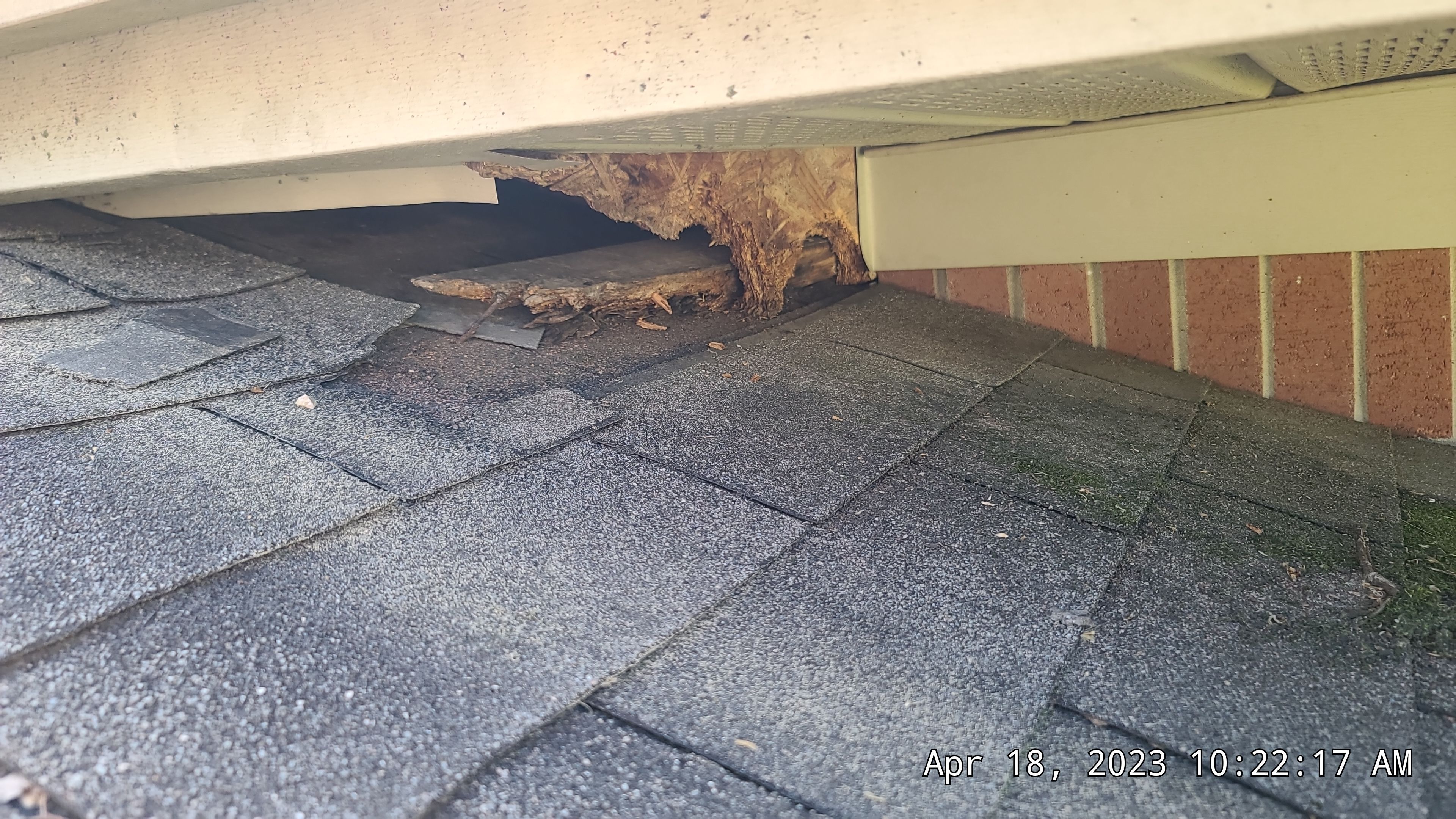 Storm Restoration Reroof: 25 Year 3-Tab Shingle by Hostetler Roofing