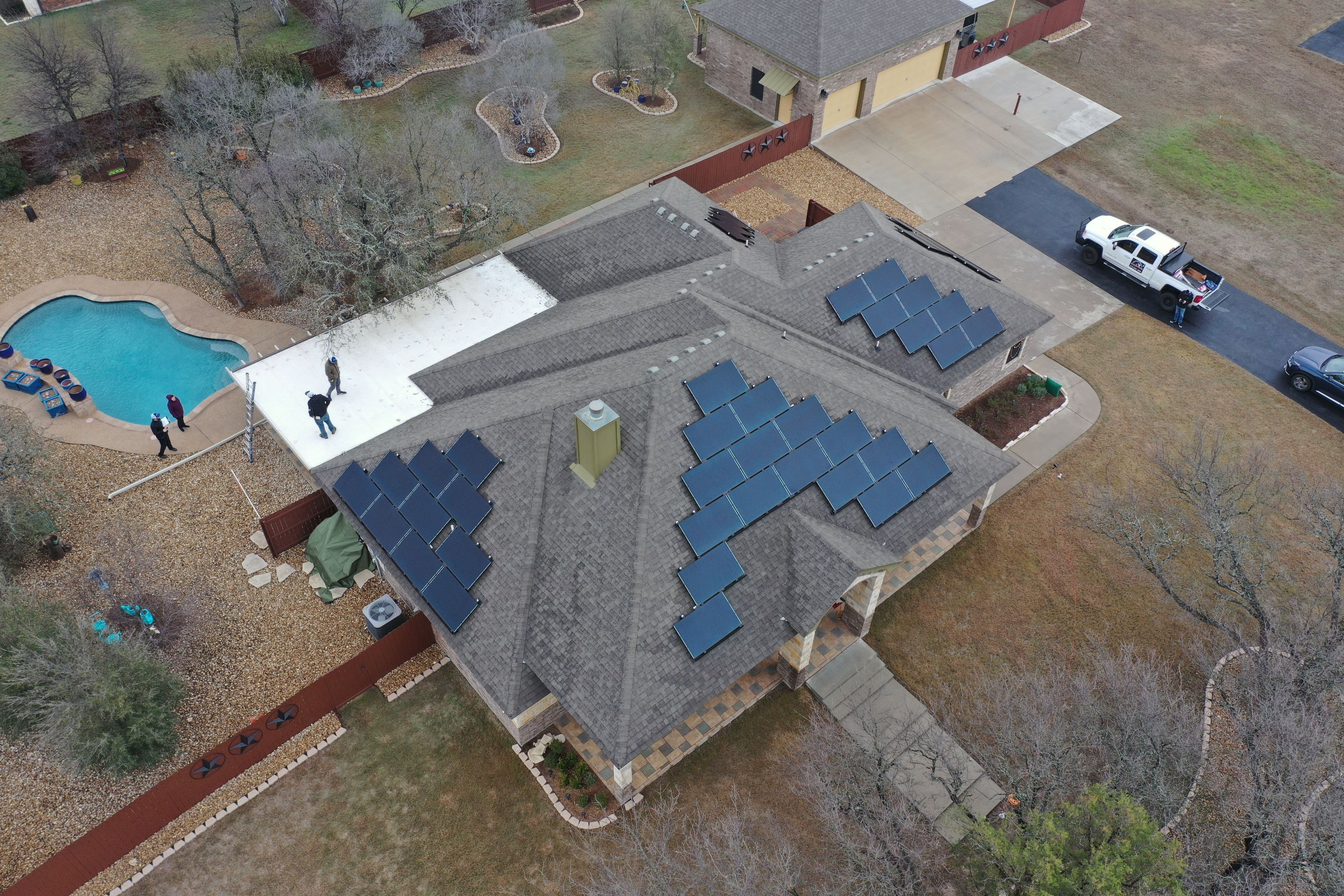 Residential Roof Replacement with Owens Corning - Duration - Sedona Canyon by Action Exteriors Austin
