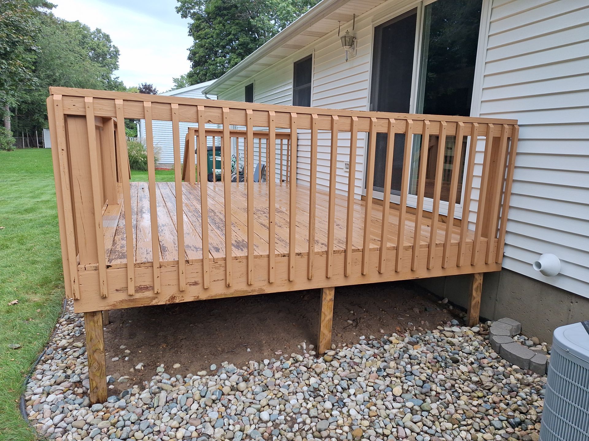 Deck Pressure Washing and Staining in Norton Shores Michigan! by Gordon Painting