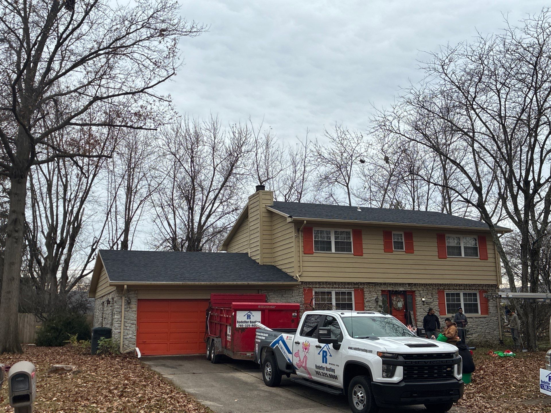 Project in Muncie, IN by Rodeffer Roofing INC