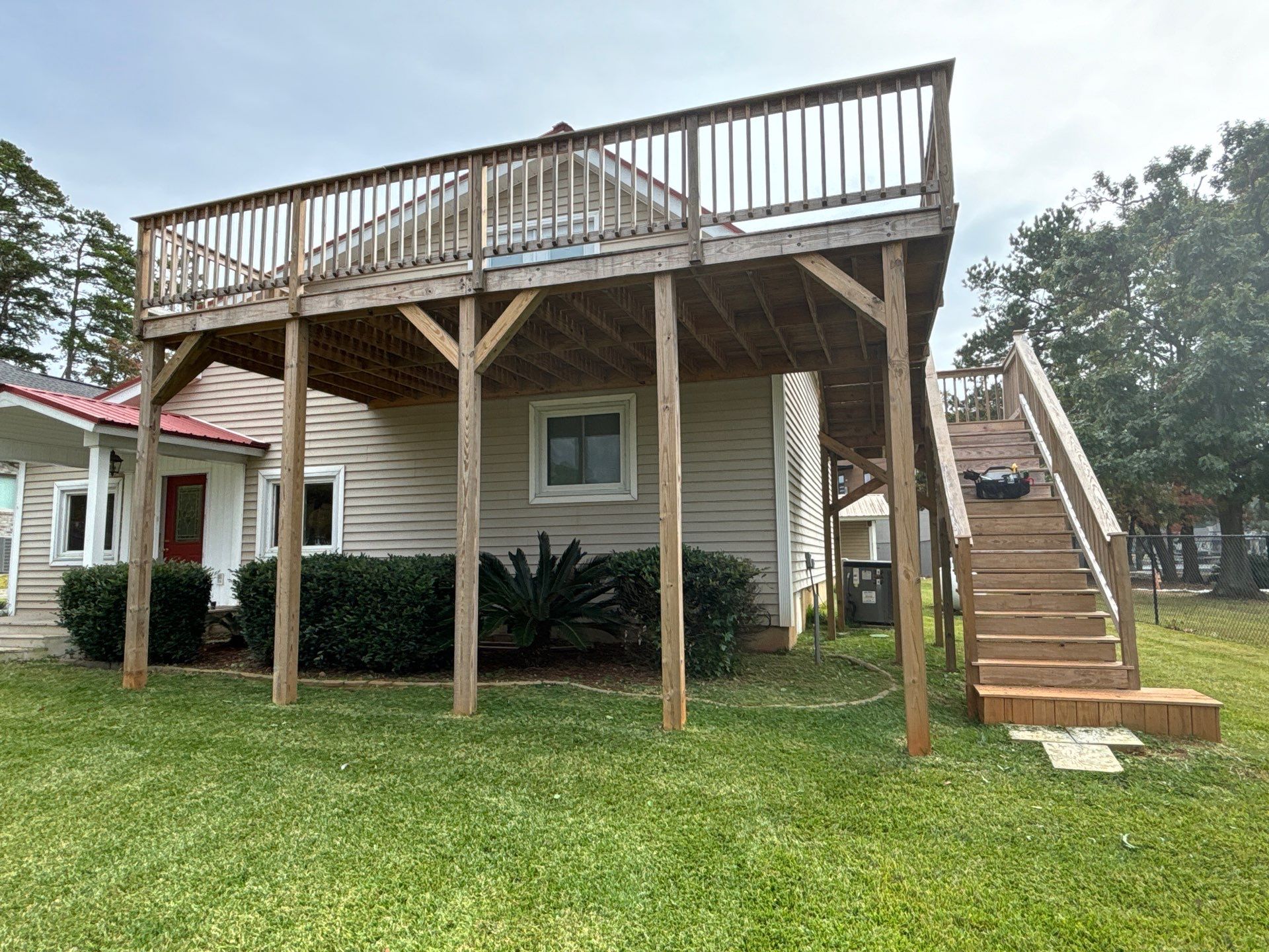 Weathered Deck using Wood Sealant by DuraSeal