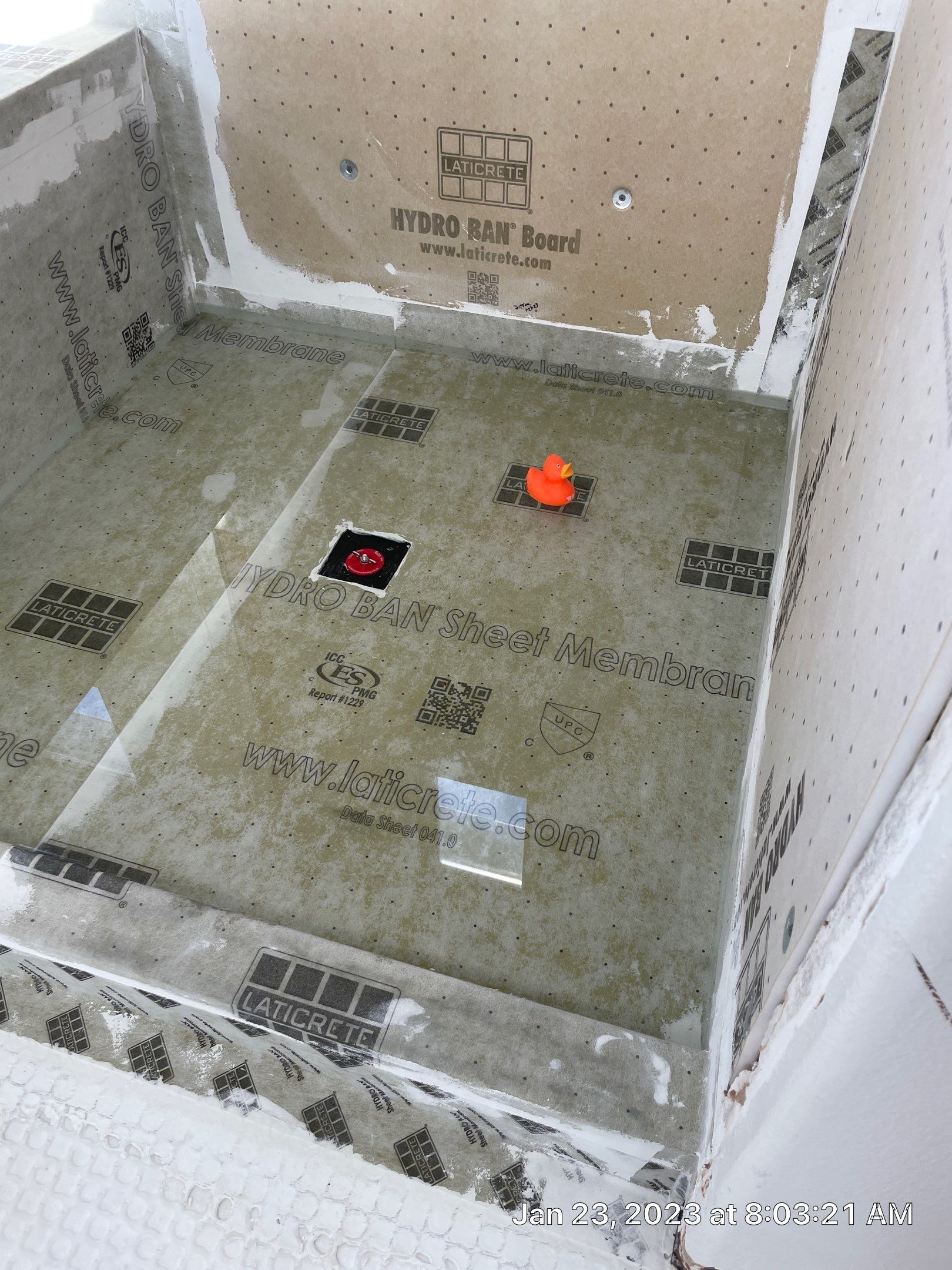Bathroom Remodel using Laticrete by OC Flooring Inspections-ICRI - CCSMT-CFIU#439