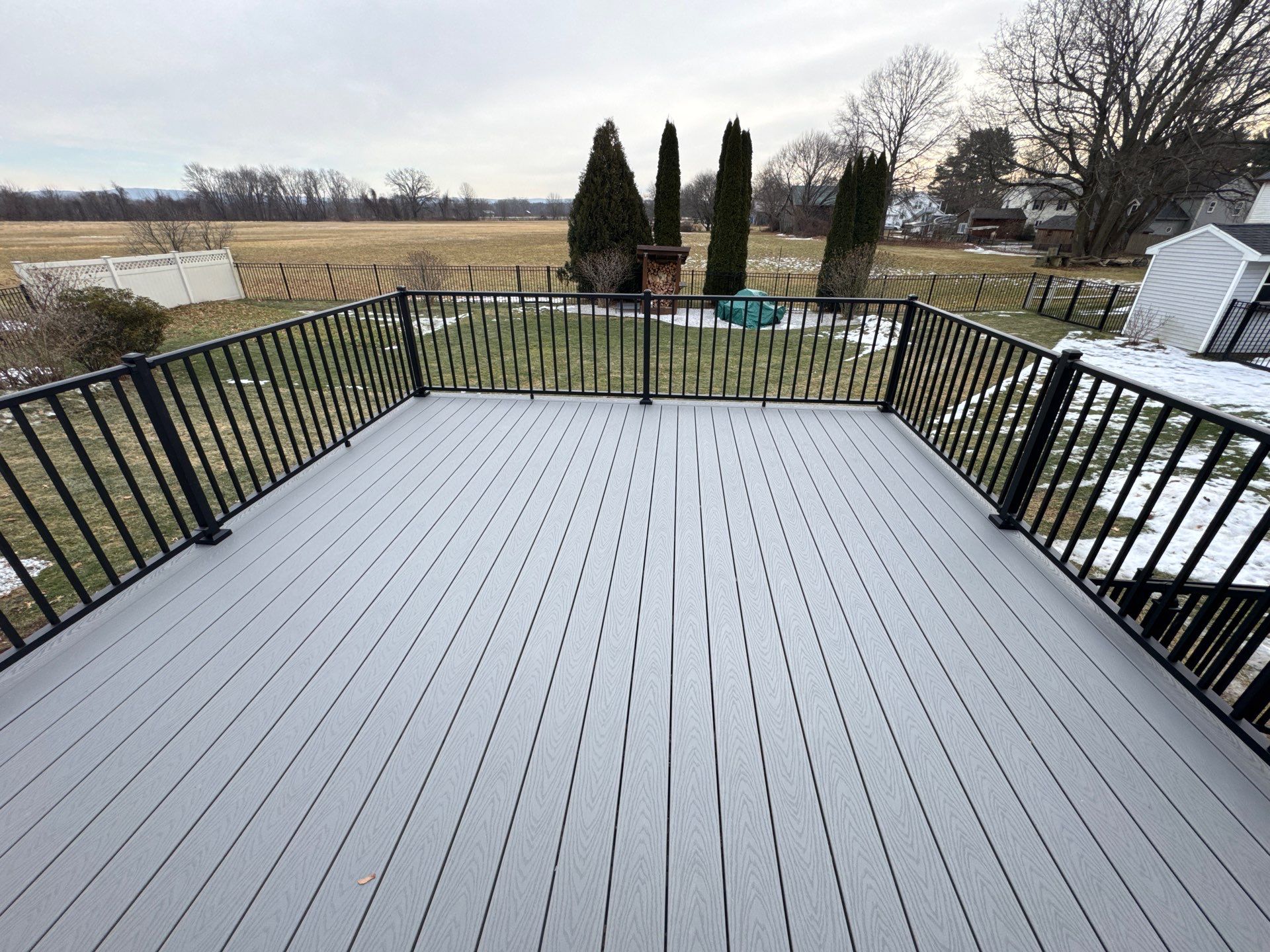 Kitchen Remodel & Deck Installation using Owen Corning Composite Framing Lumber by Chagnon Building & Remodeling LLC