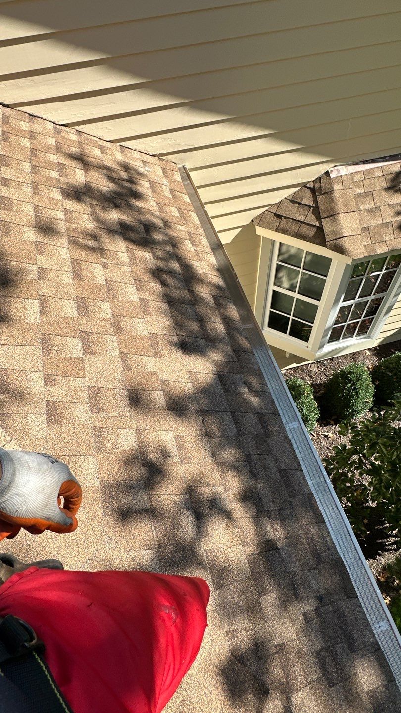 Roslyn Gutter Cleaning and Microguard Gutter Shield Installation by Above All Gutters 