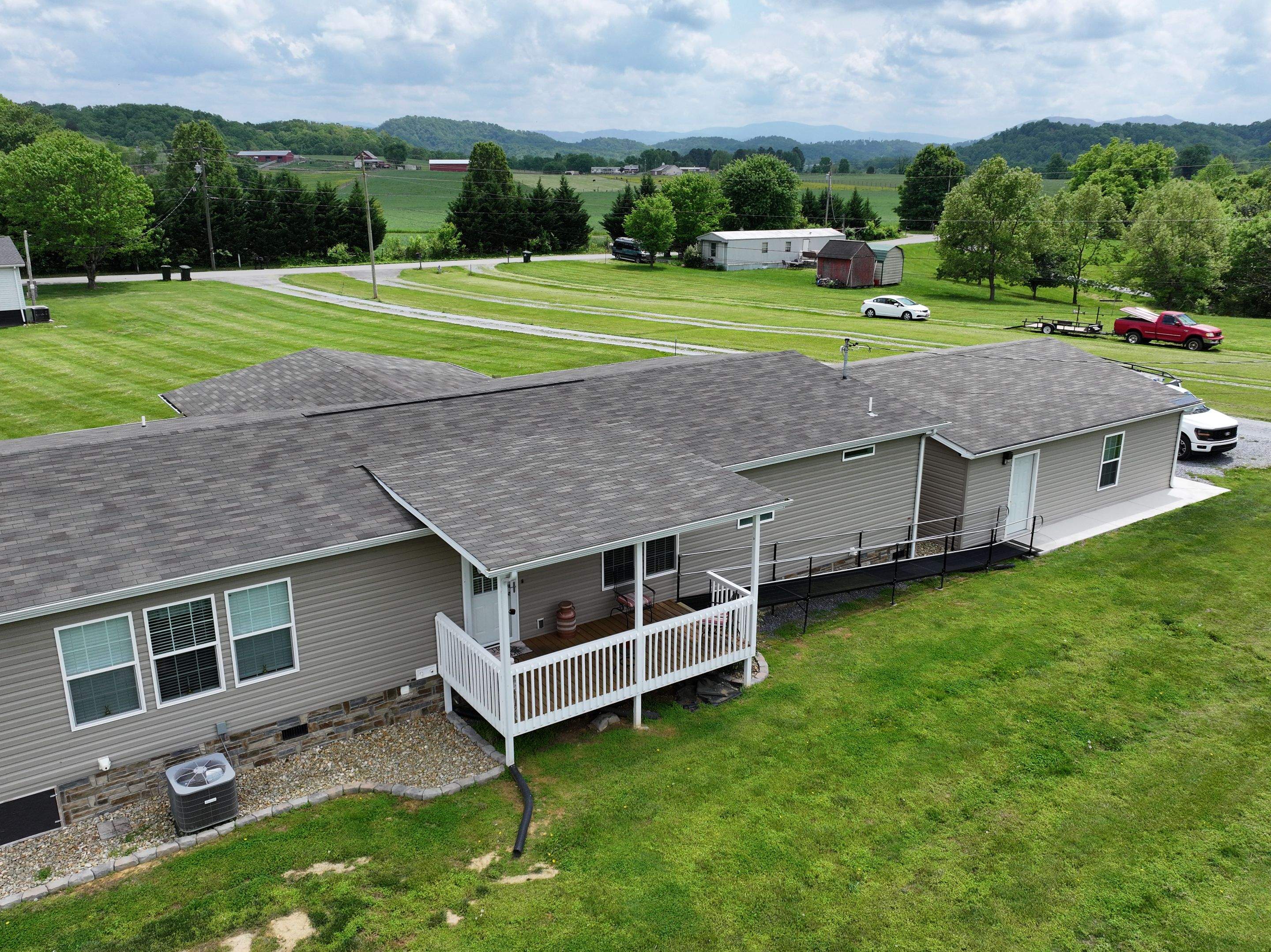 Burnished Slate Frost AG Panel by Omnia Roofing