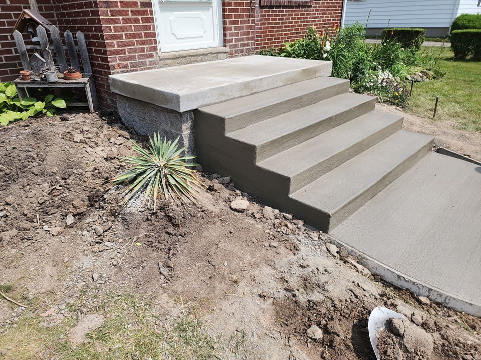 Concrete and Porch by Ivy Lea Construction
