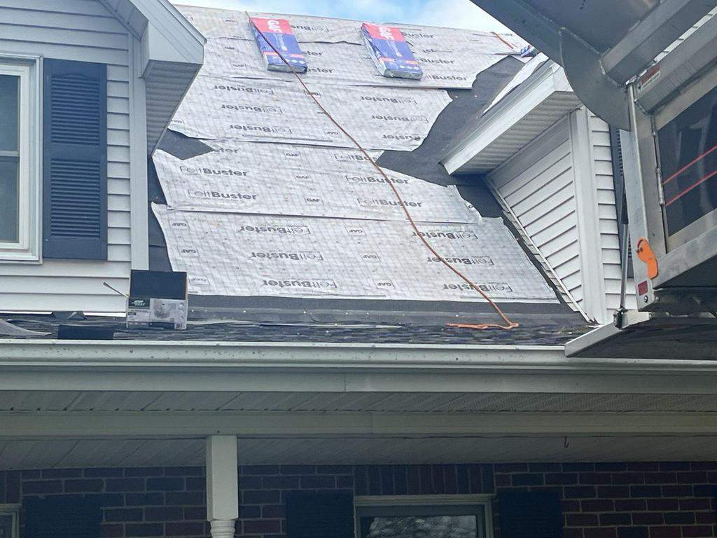 Residential Roofing Installation using GAF Timberline HDZ Appalachian Sky by Nitro Roofing and Construction