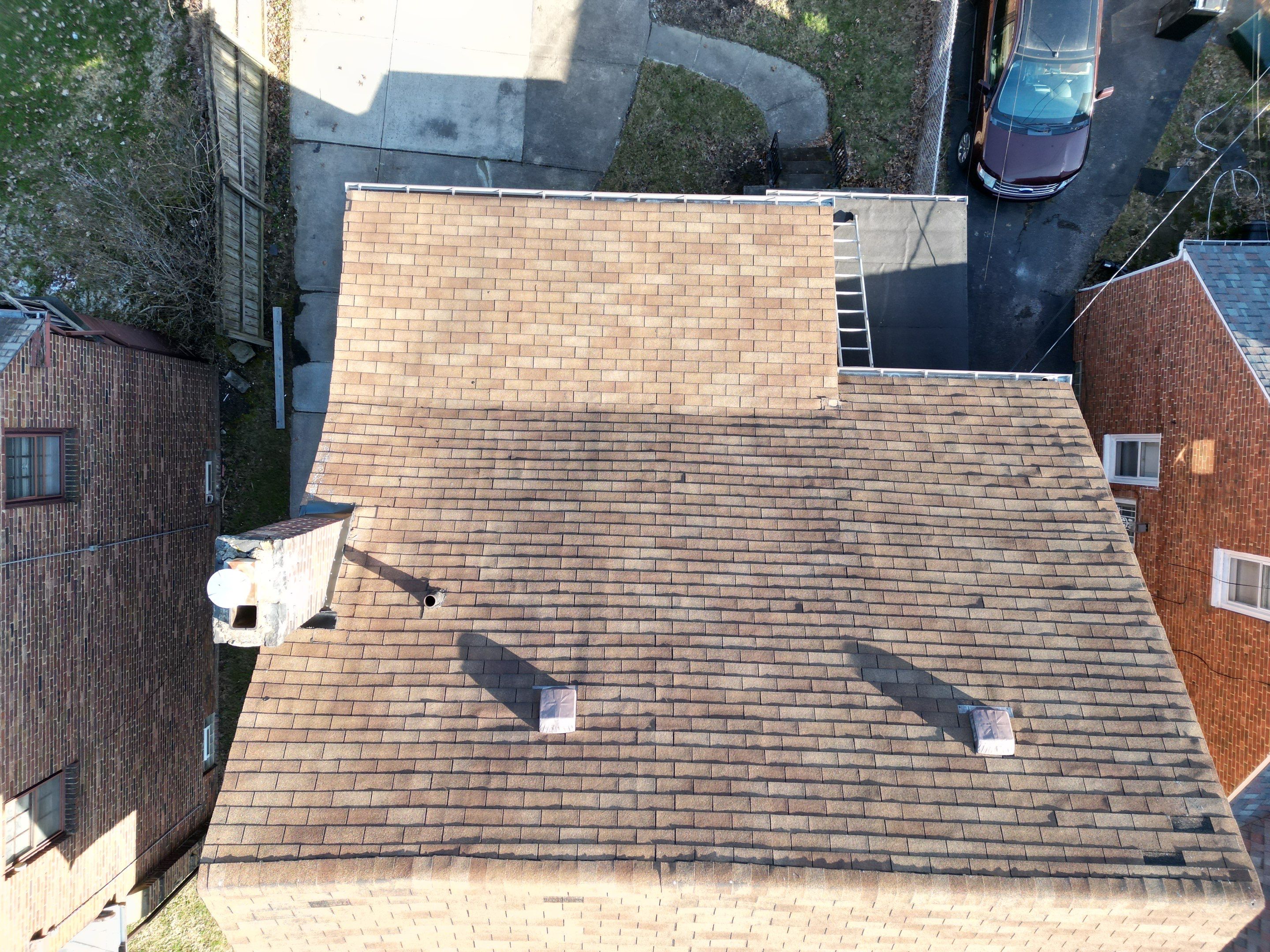 Cleveland Heights Residential Roof Replacement using GAF Timberline HDZ Mission Brown by Atlas Roofing & Restoration
