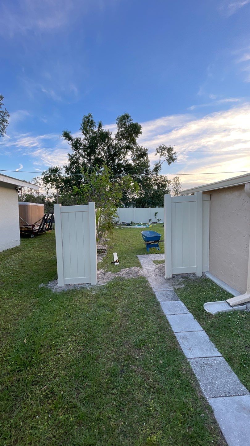 Vinyl Fence Installation using Vinyl Privacy Fence  by Asap fence and gates, LLC