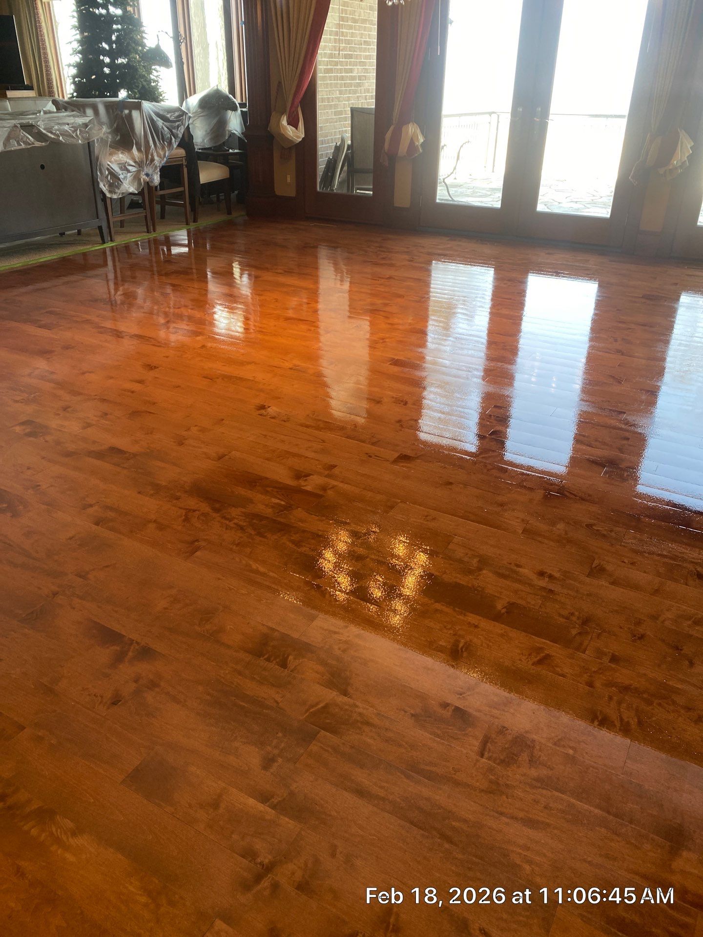 Glossy Maple Refinish! by RTBaldwin Hardwood Floors