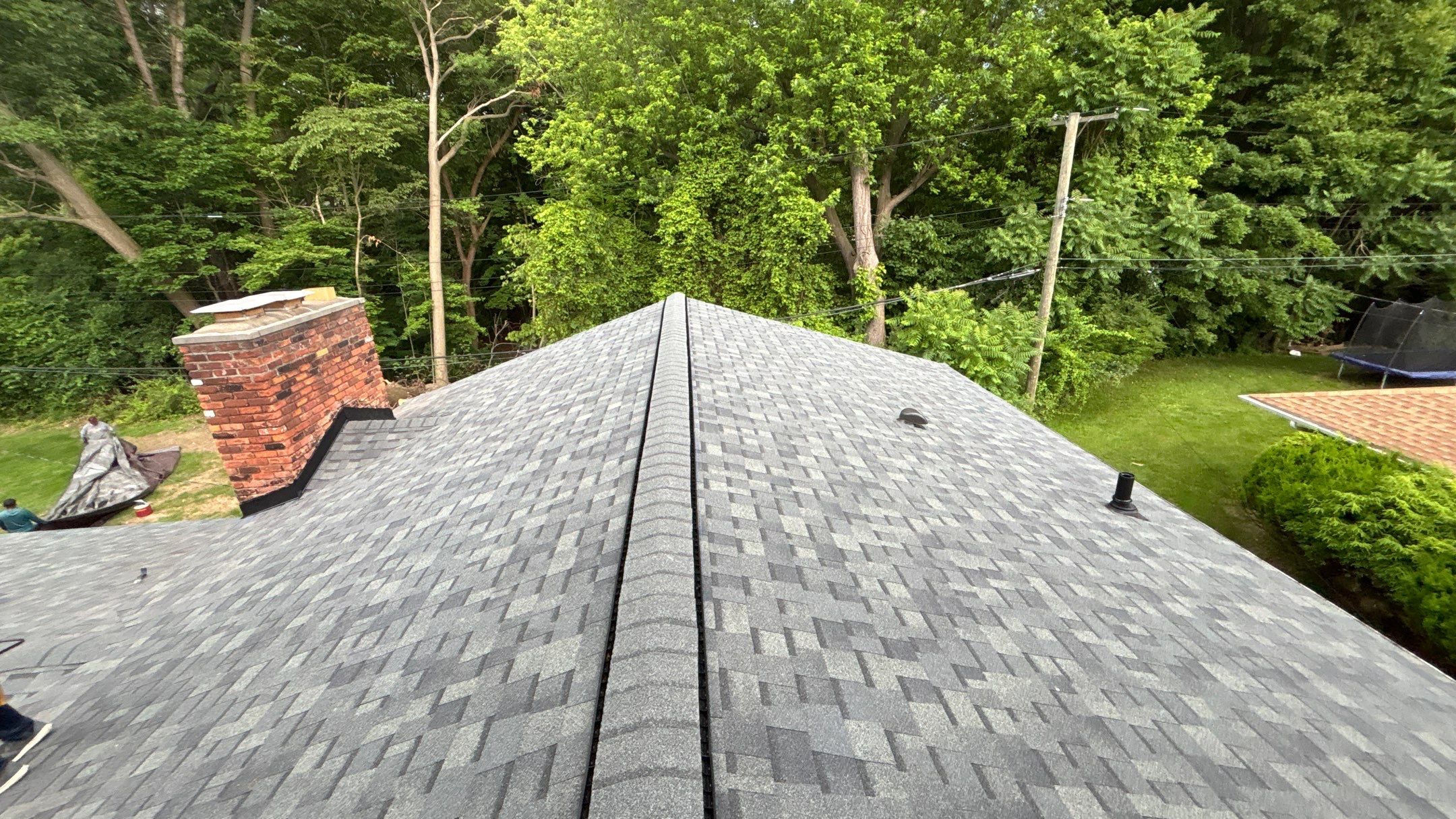 Roof Replacement using Owens Corning Estate Gray by 180 Contractors